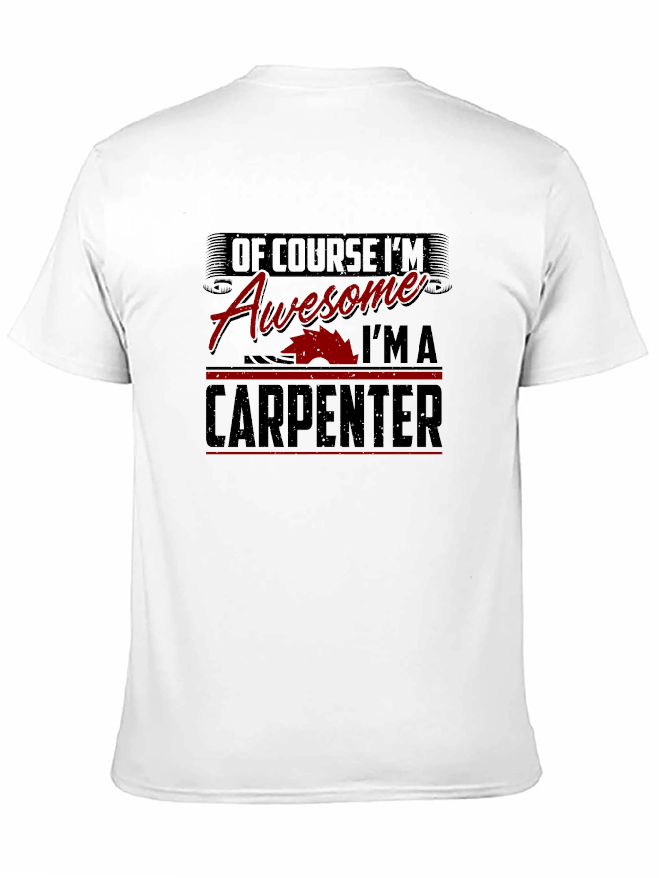Awesome Carpenter Black Graphic T-Shirt