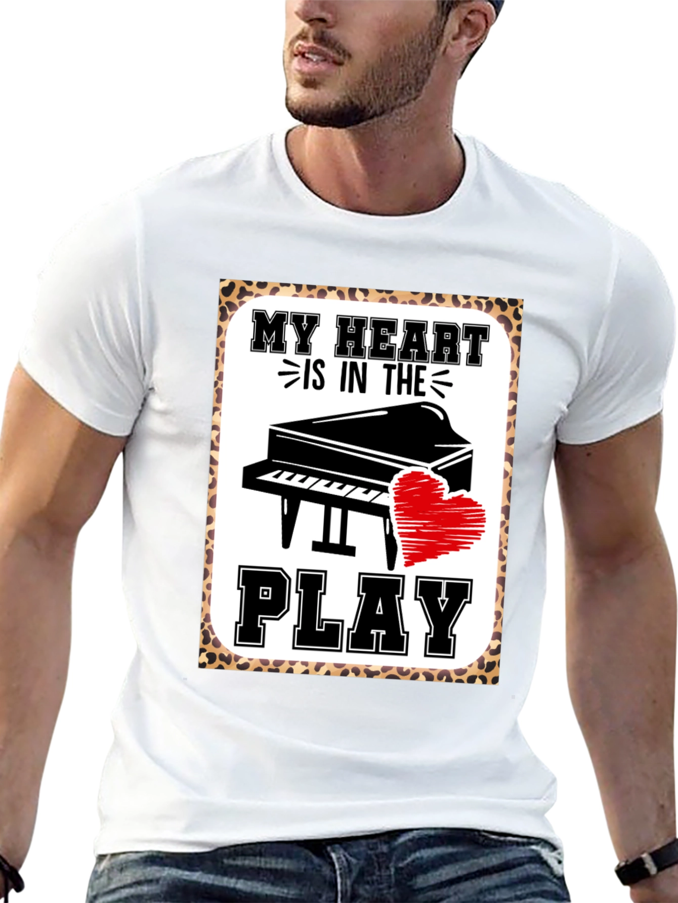 My Heart Is In The Piano Play T-Shirt