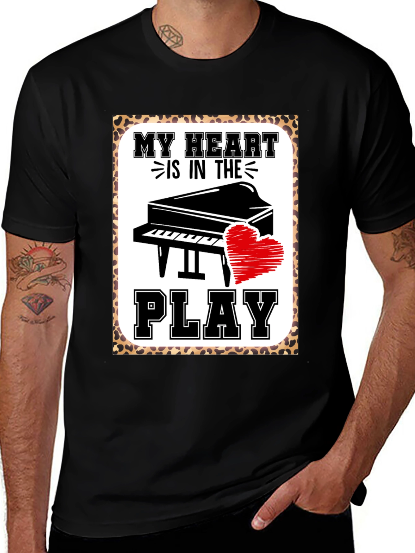 My Heart Is In The Piano Play T-Shirt
