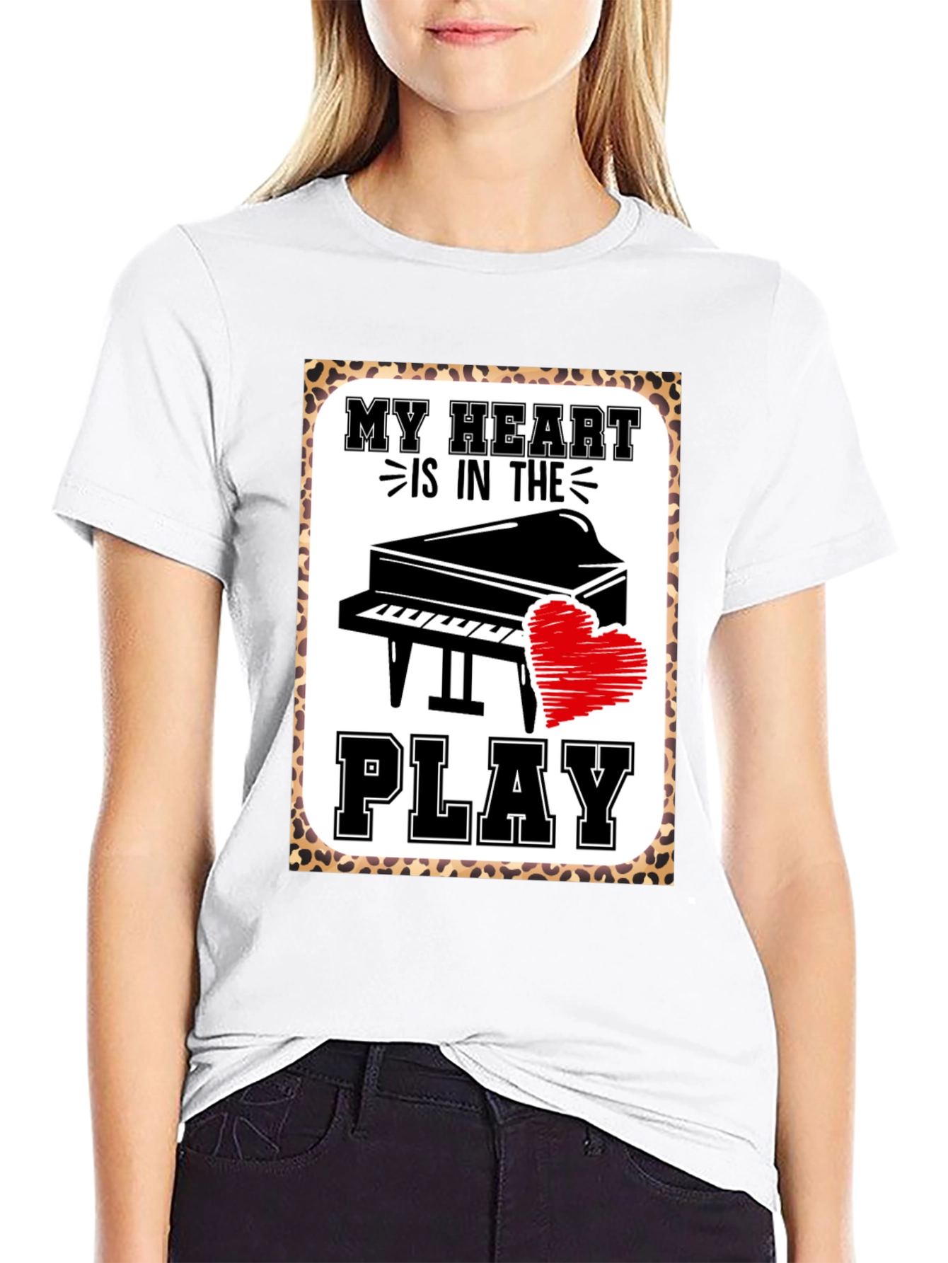 My Heart Is In The Piano Play T-Shirt