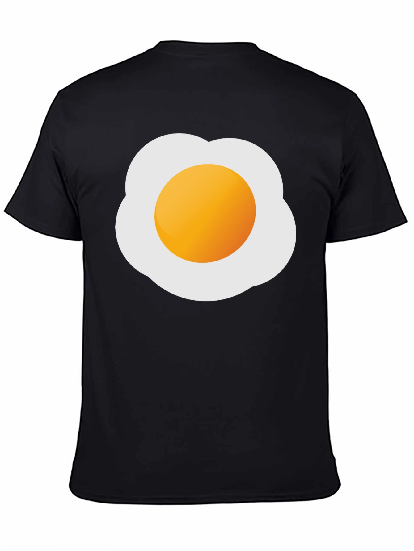 Fried Egg Graphic Tee - Novelty Casual T-Shirt