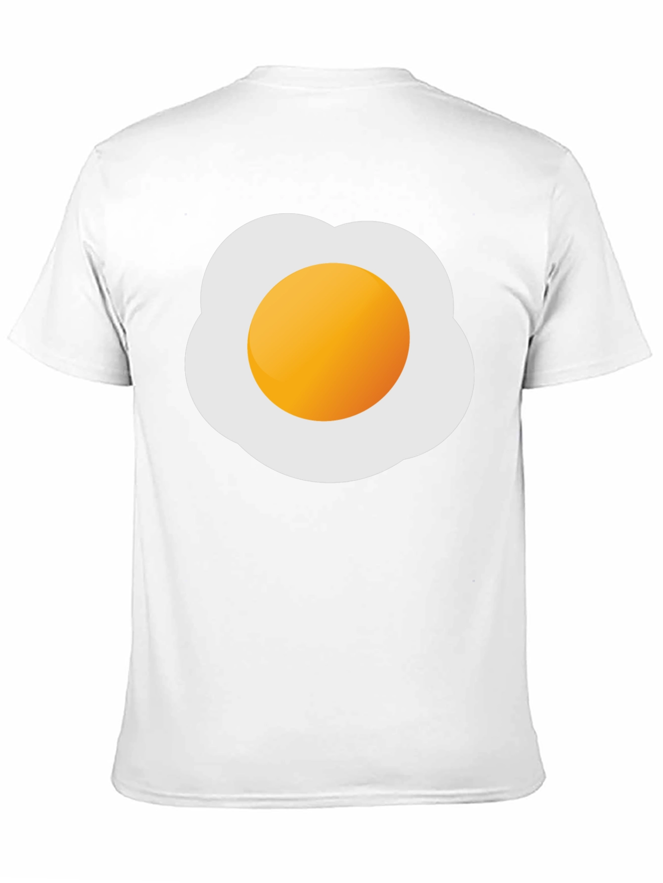 Fried Egg Graphic Tee - Novelty Casual T-Shirt