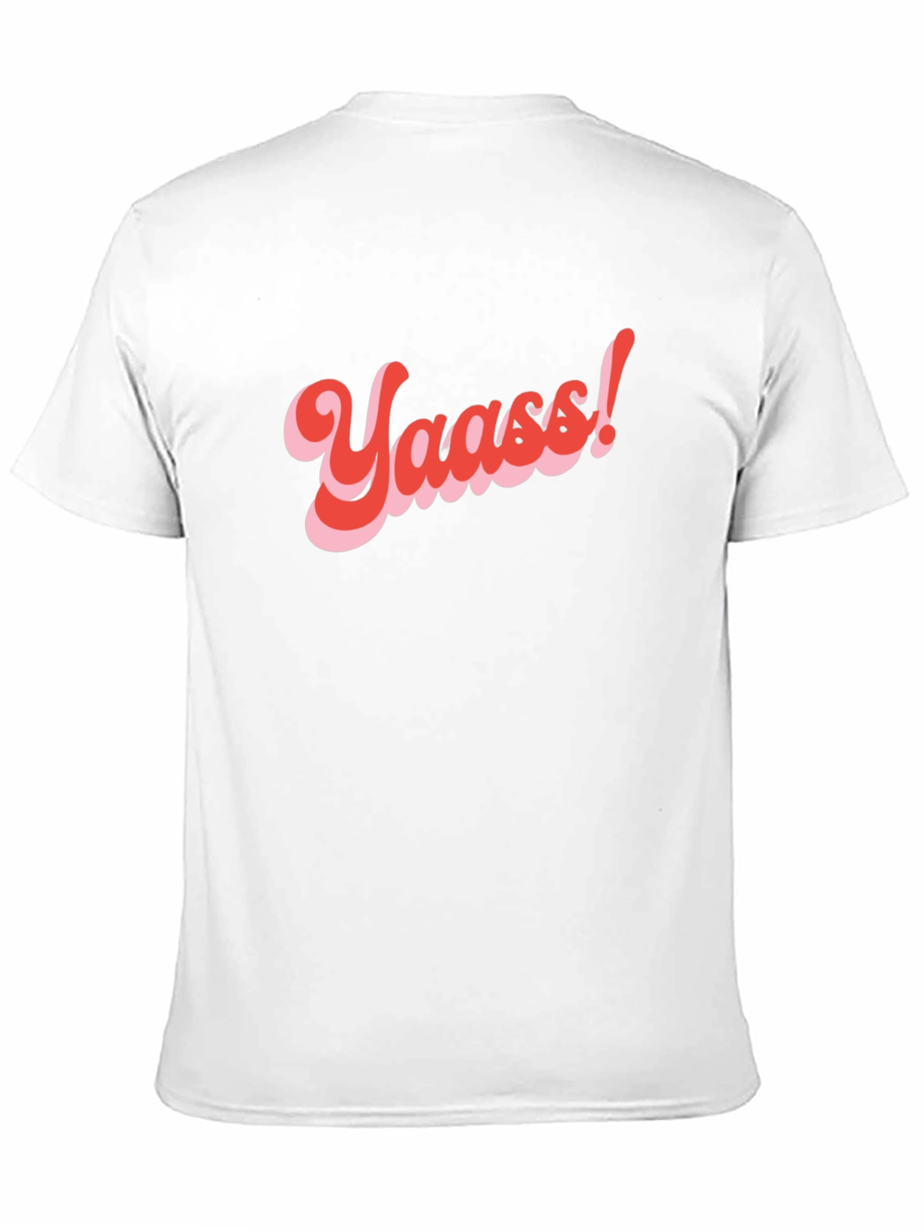 Yaass! Retro Graphic Tee - Trendy T-Shirt