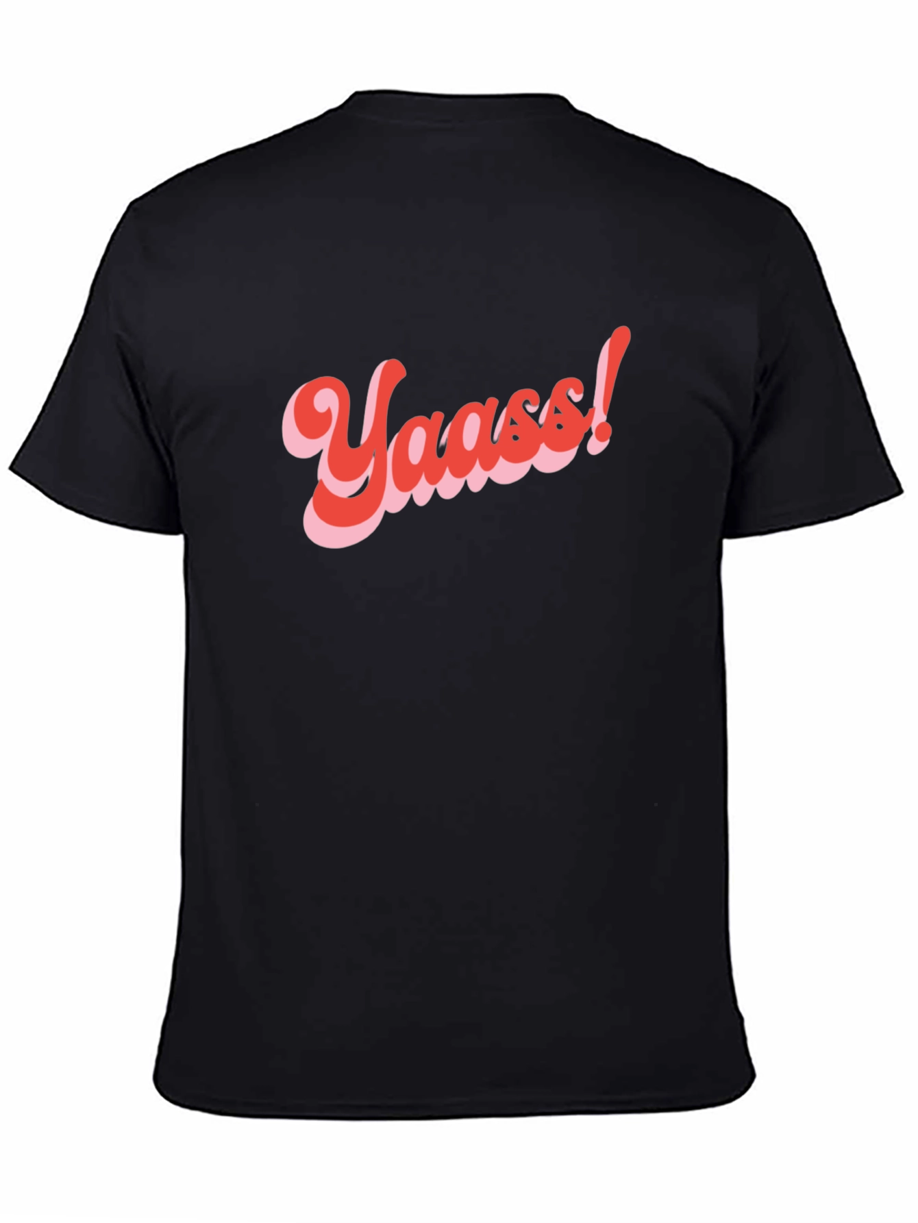 Yaass! Retro Graphic Tee - Trendy T-Shirt