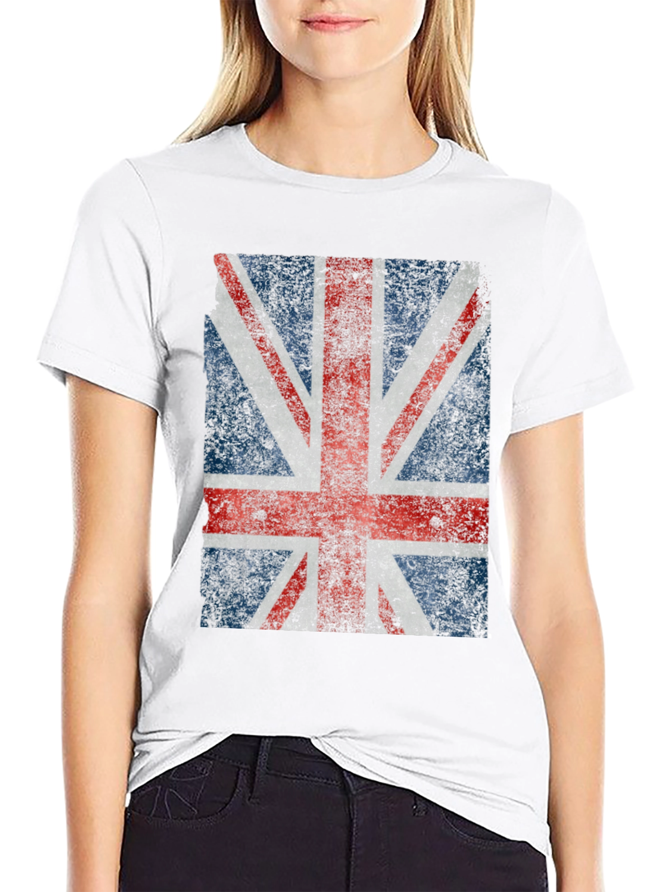Union Jack Flag Graphic T-Shirt