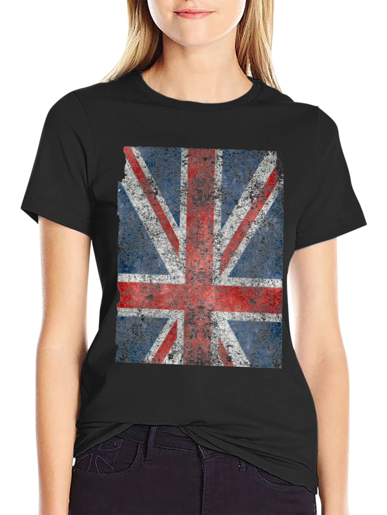 Union Jack Flag Graphic T-Shirt