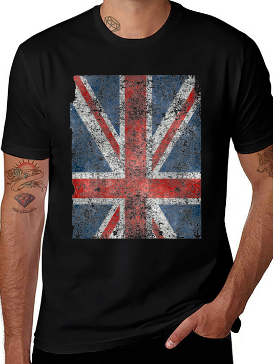 Union Jack Flag Graphic T-Shirt