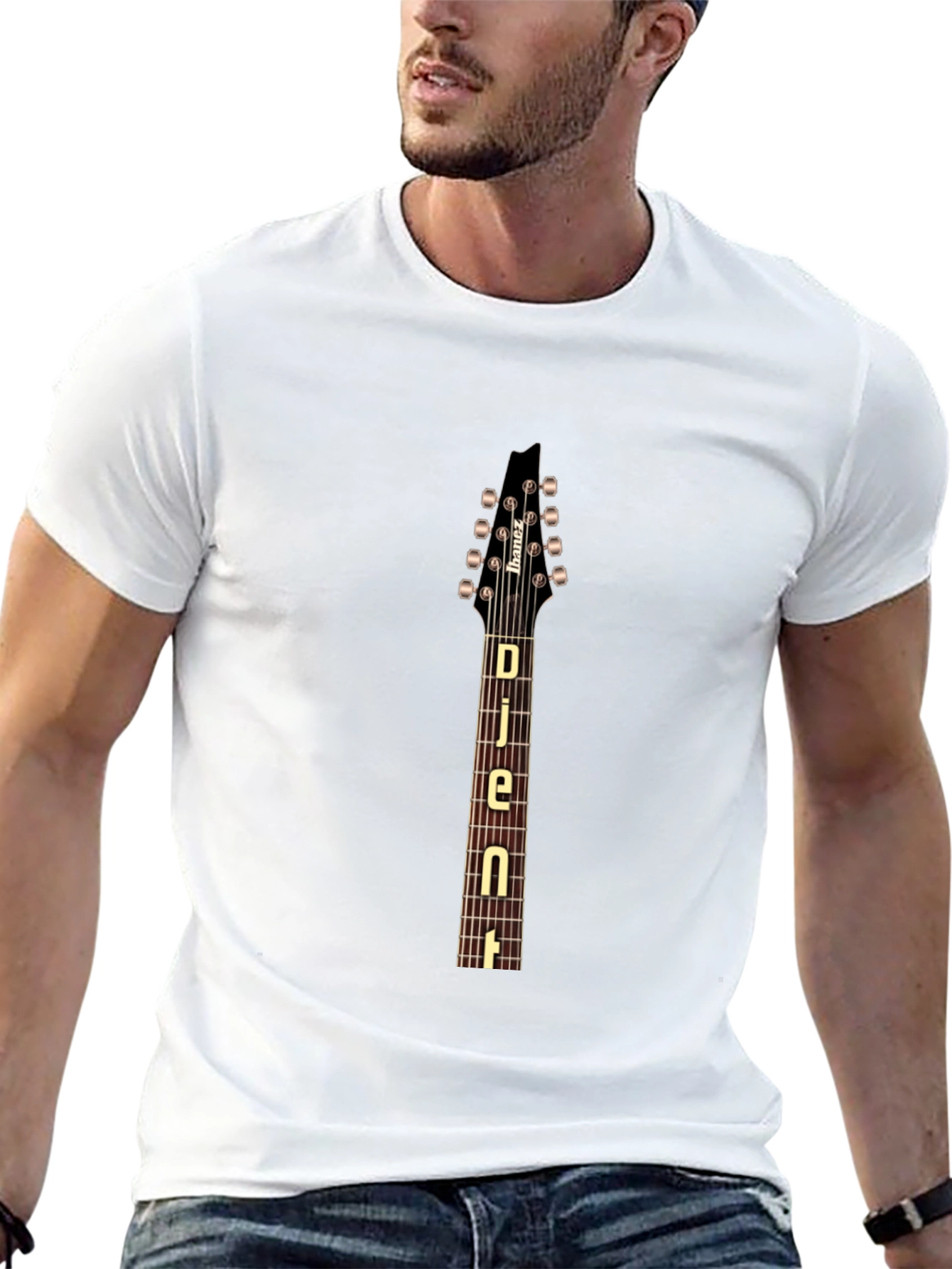 Djent Guitarist Black T-Shirt