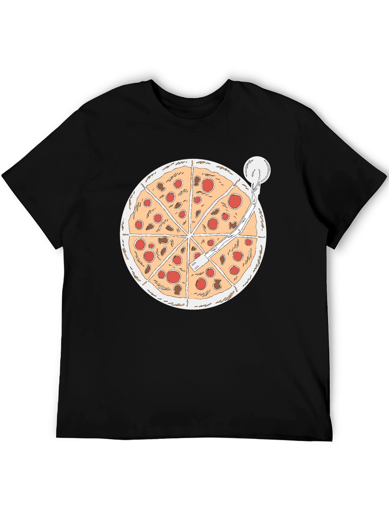 Pizza Turntable Graphic Tee