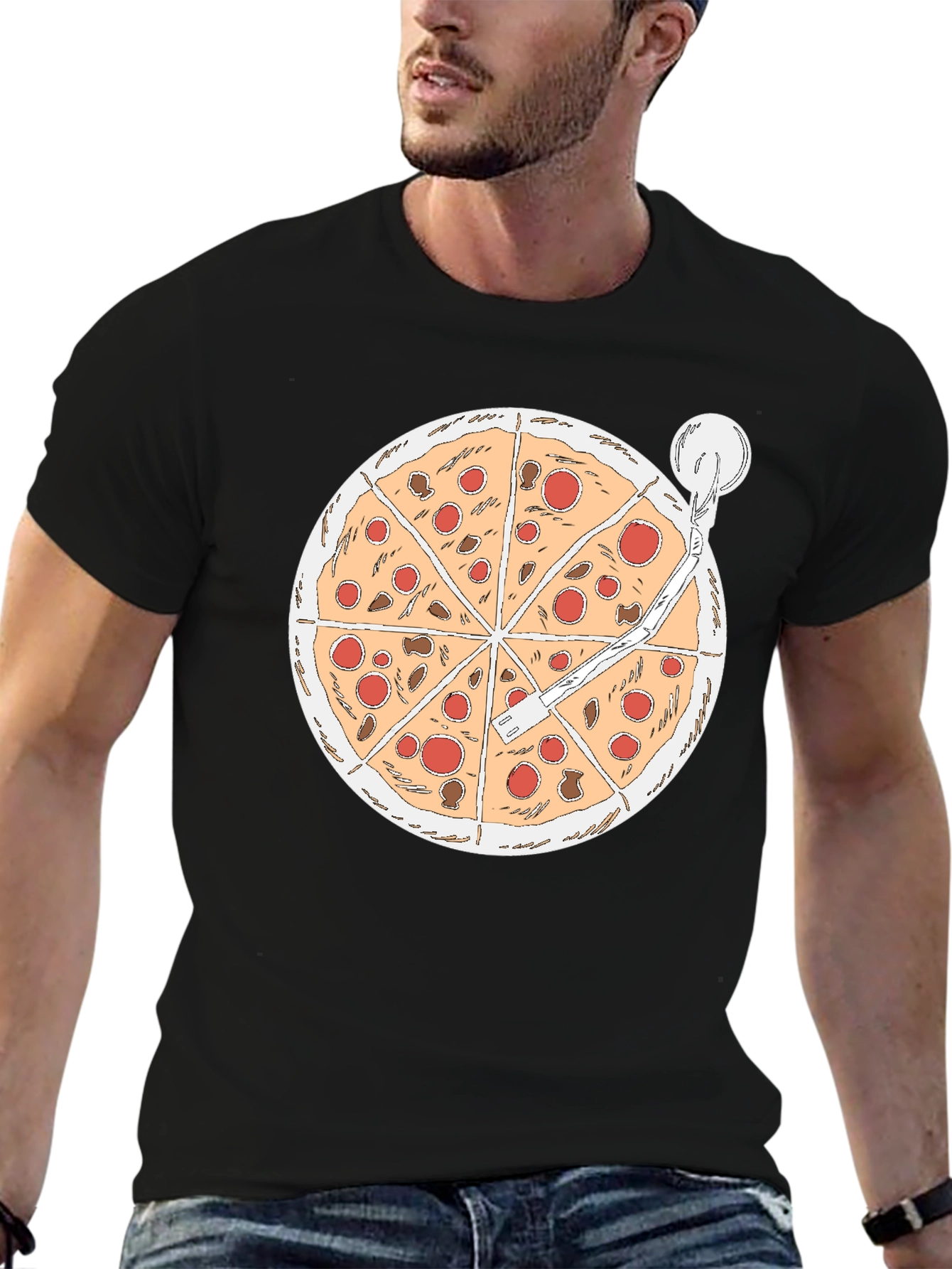 Pizza Turntable Graphic Tee