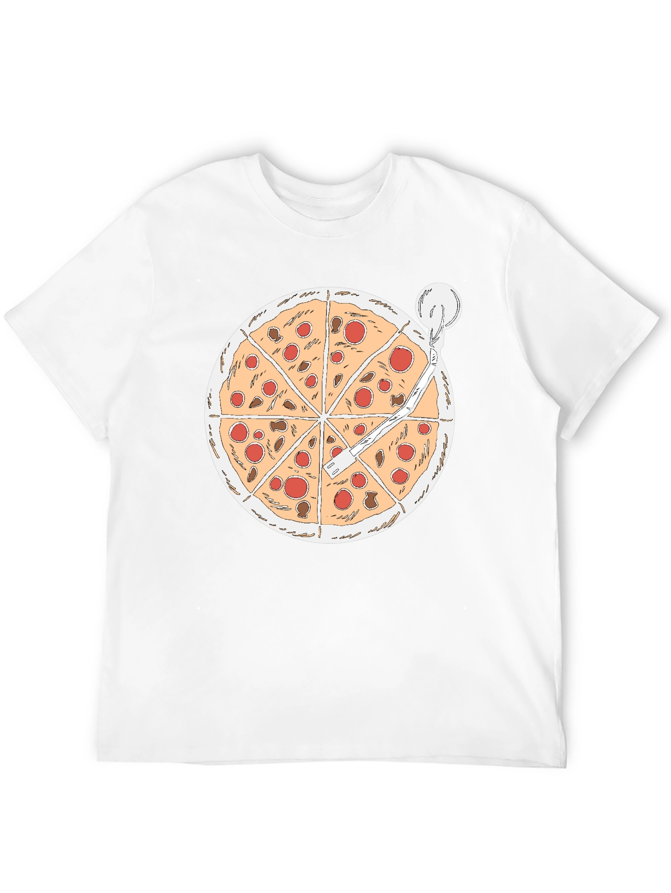 Pizza Turntable Graphic Tee