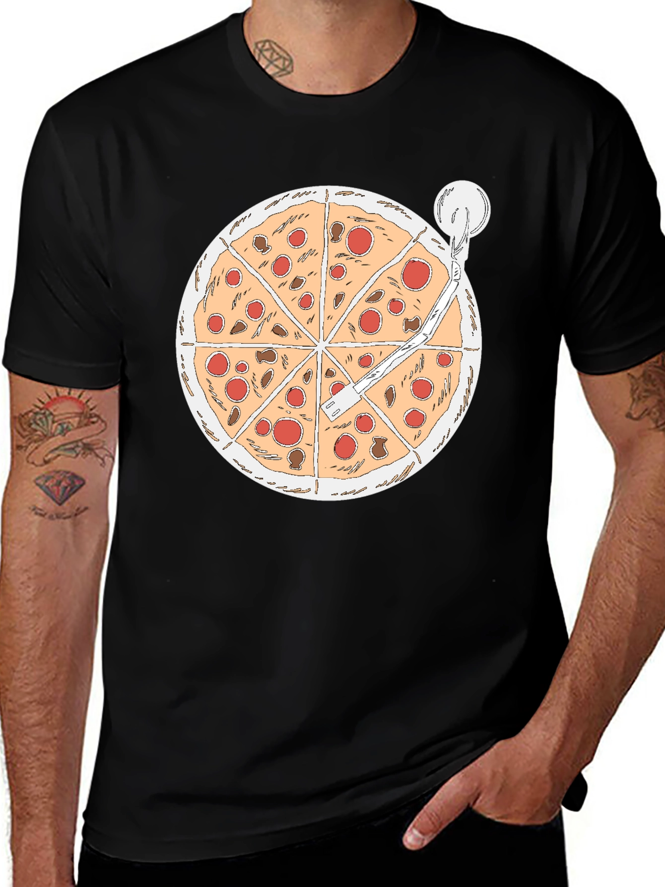 Pizza Turntable Graphic Tee