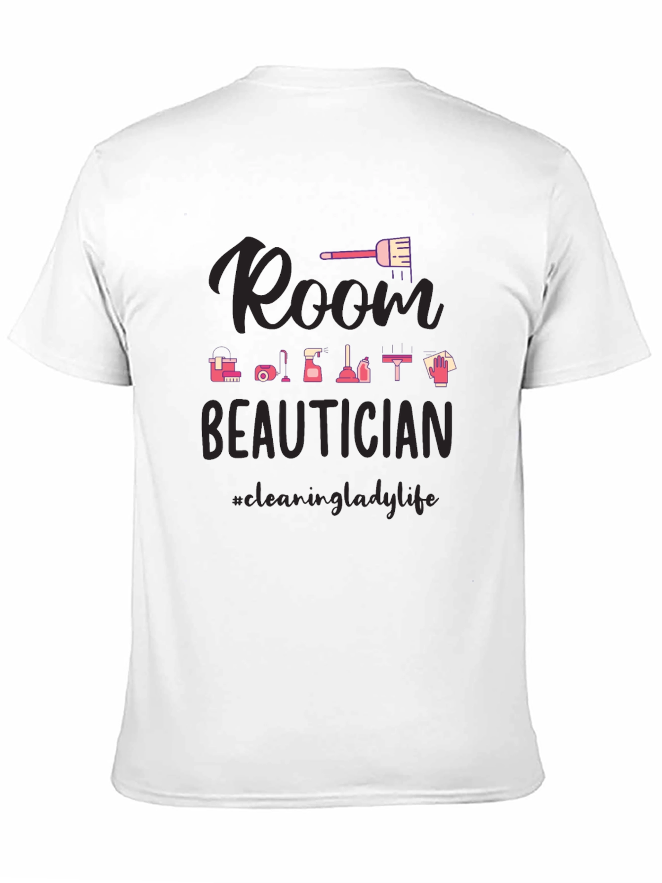 Room Beautician Black Graphic Tee