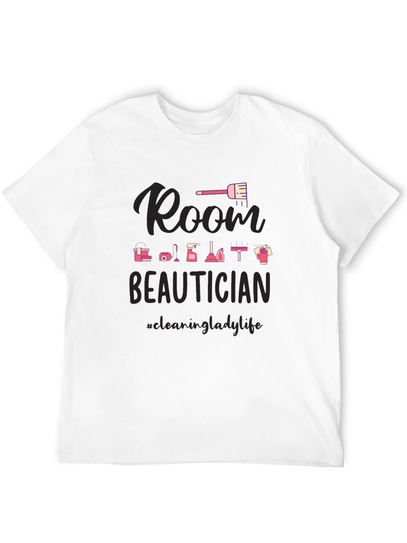 Room Beautician Black Graphic Tee