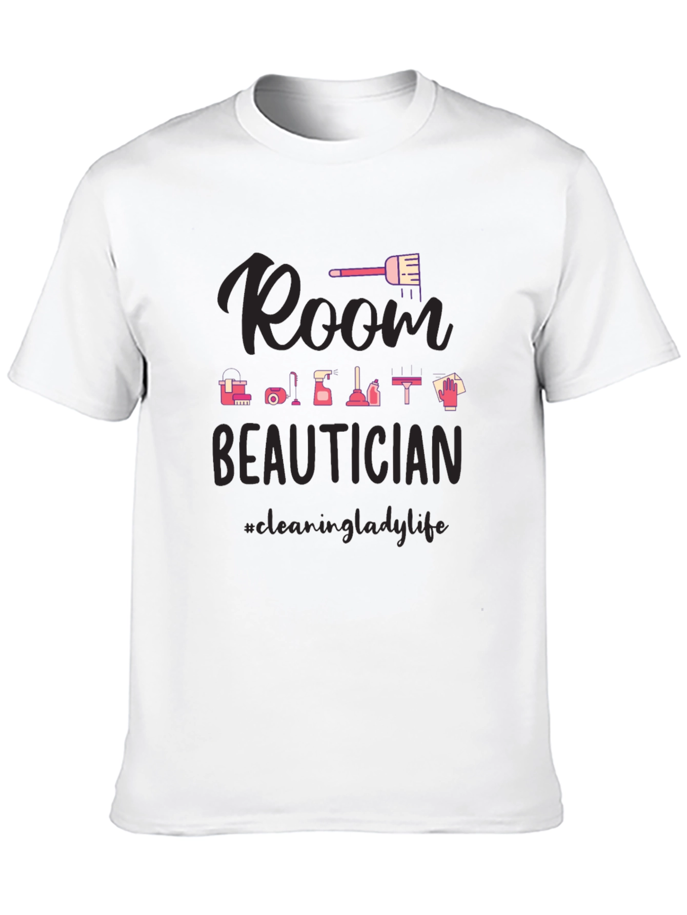 Room Beautician Black Graphic Tee