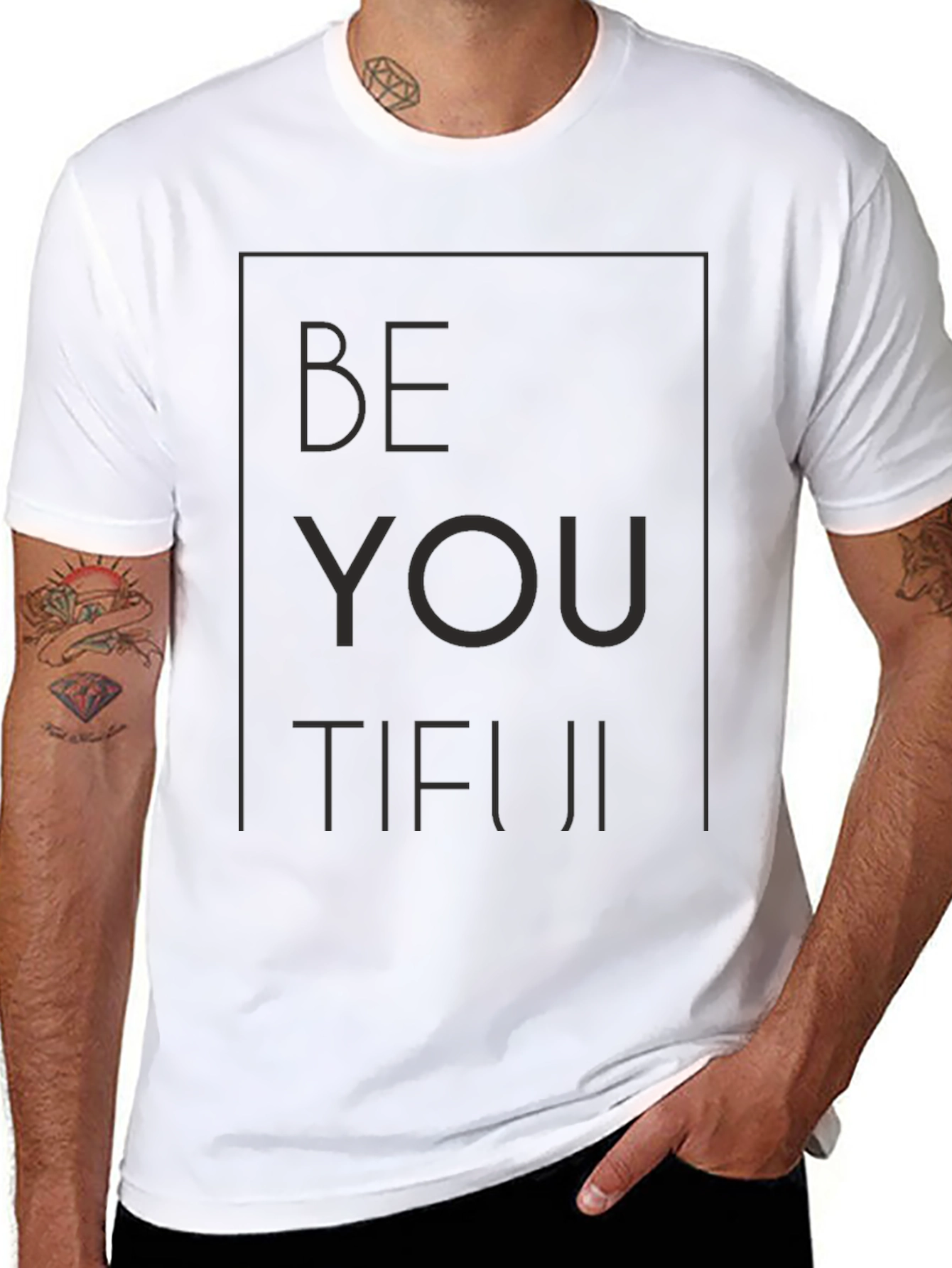 Black Be You Tiful Graphic Tee