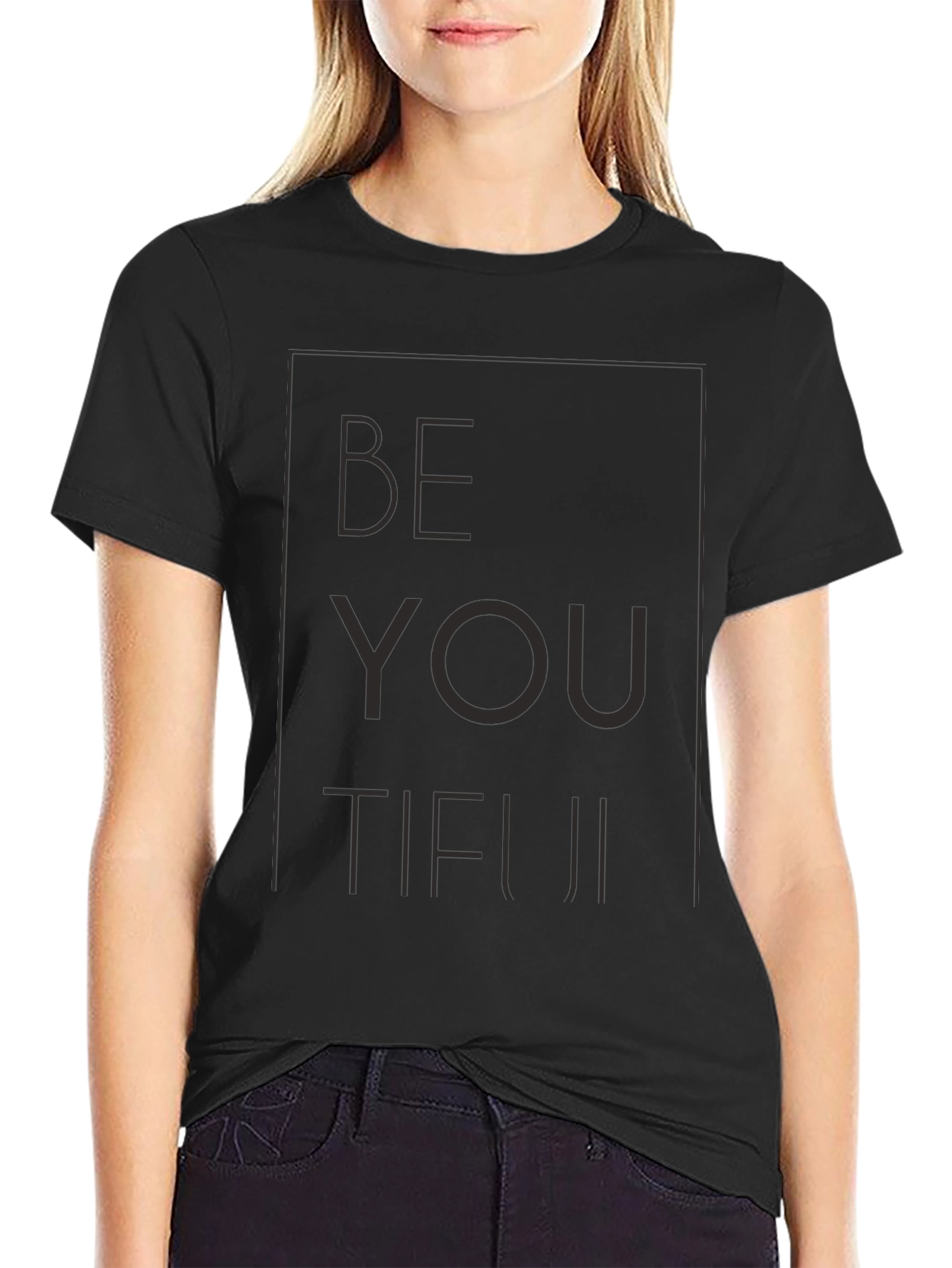 Black Be You Tiful Graphic Tee