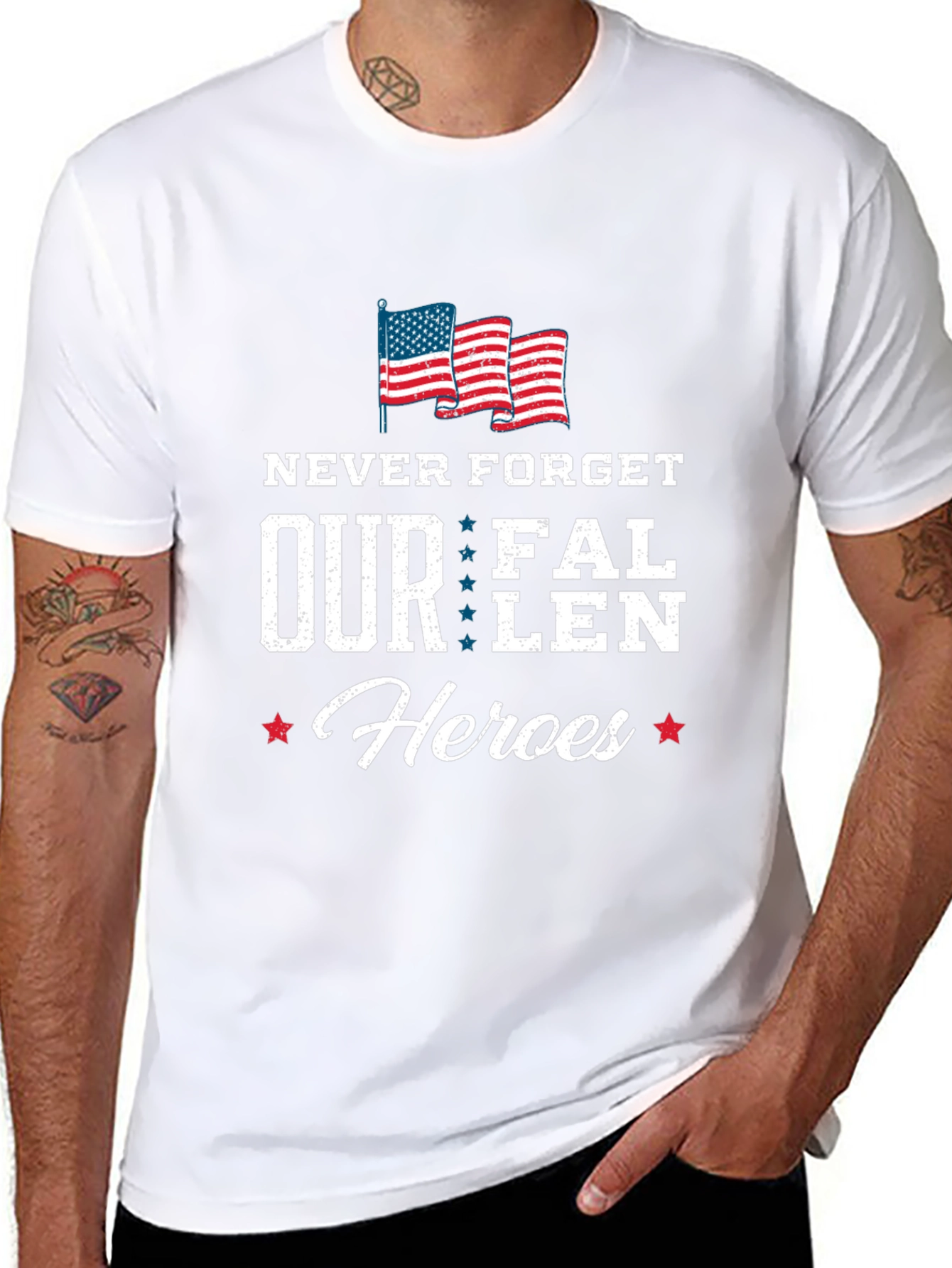 Never Forget Our Fallen Heroes T-Shirt