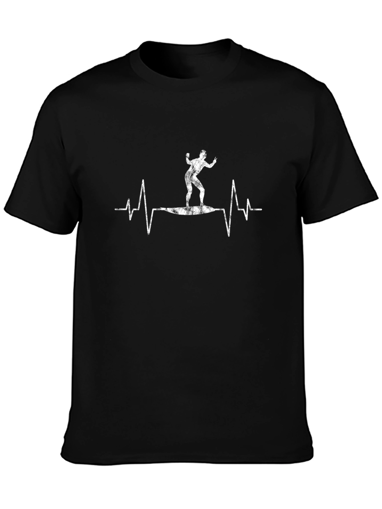 Surfing Heartbeat T-Shirt - Ride the Wave of Life!