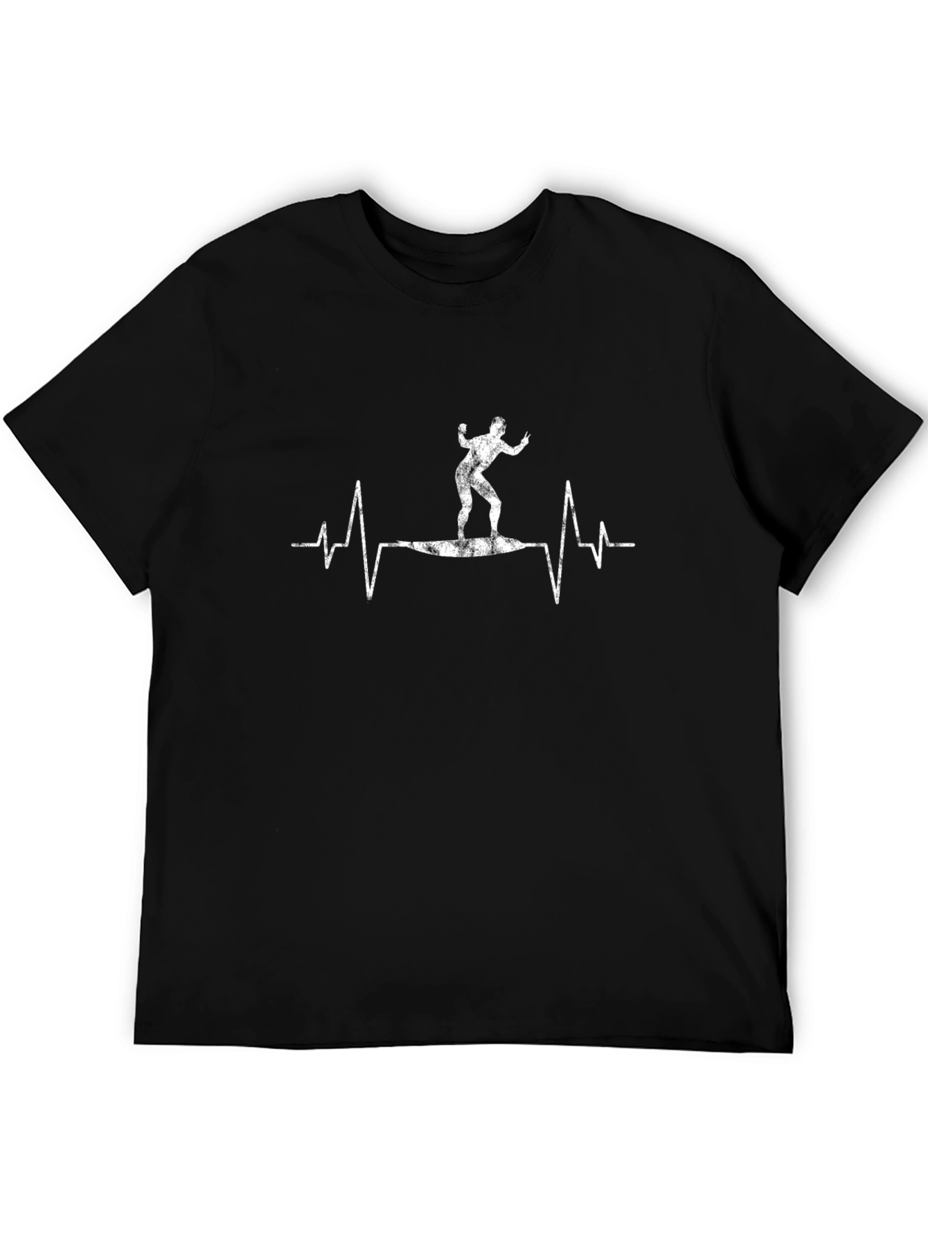 Surfing Heartbeat T-Shirt - Ride the Wave of Life!