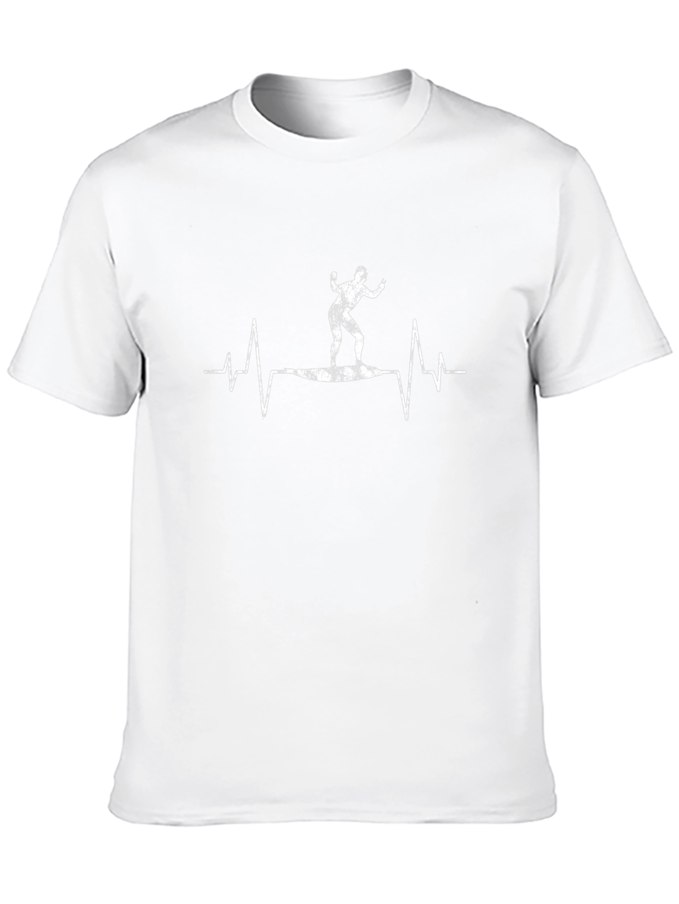Surfing Heartbeat T-Shirt - Ride the Wave of Life!