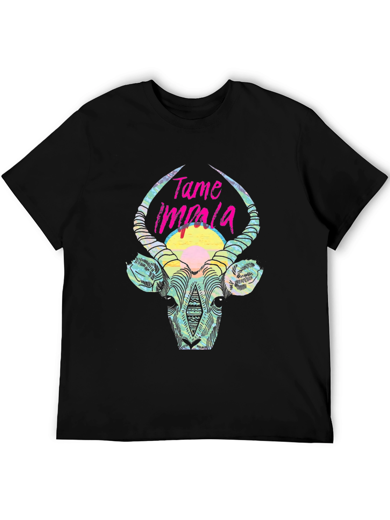 Tame Impala Graphic Tee - Artistic Animal Print