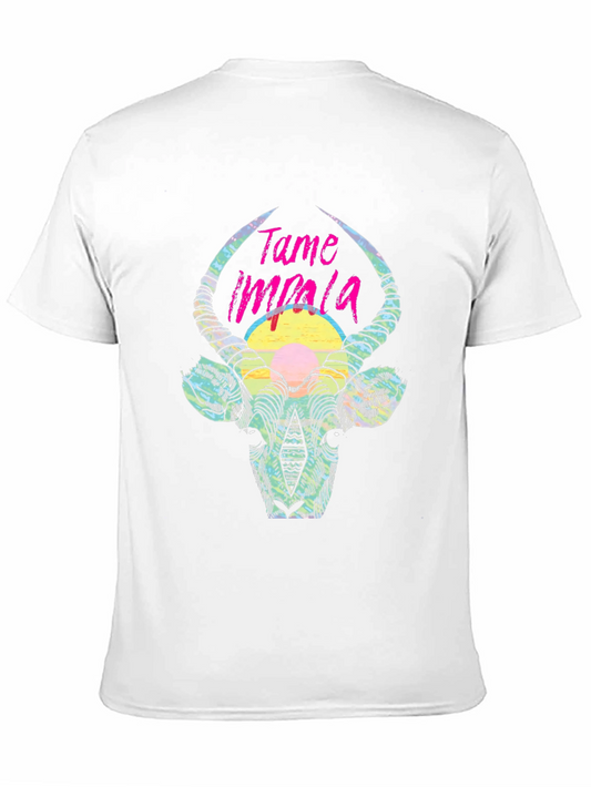 Tame Impala Graphic Tee - Artistic Animal Print