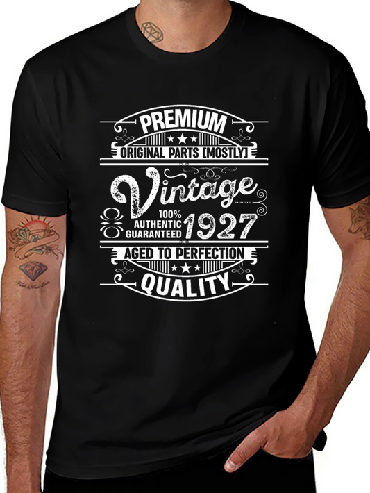 Premium Vintage 1927 T-Shirt - Aged to Perfection