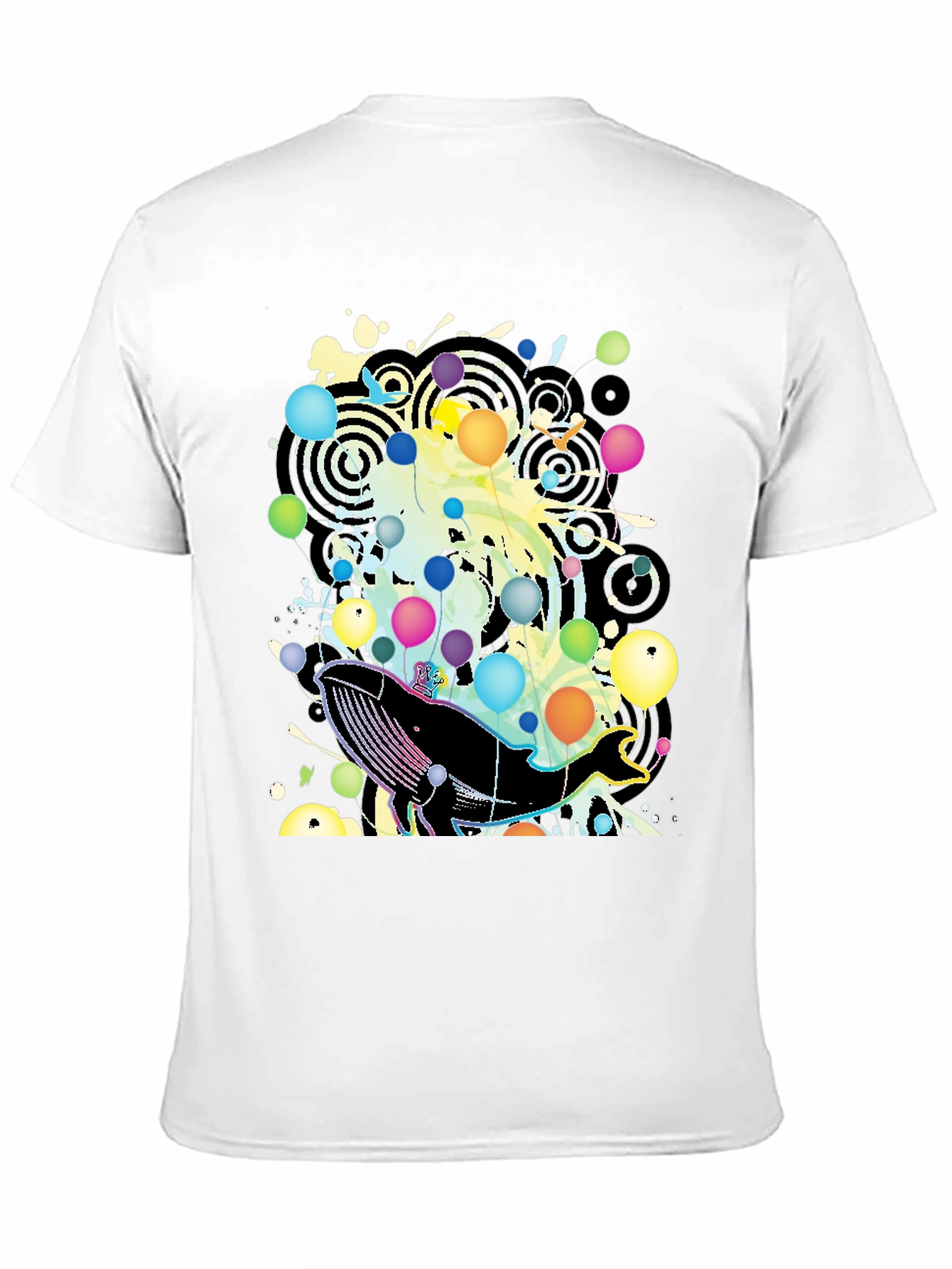 Whale Balloon Graphic Tee
