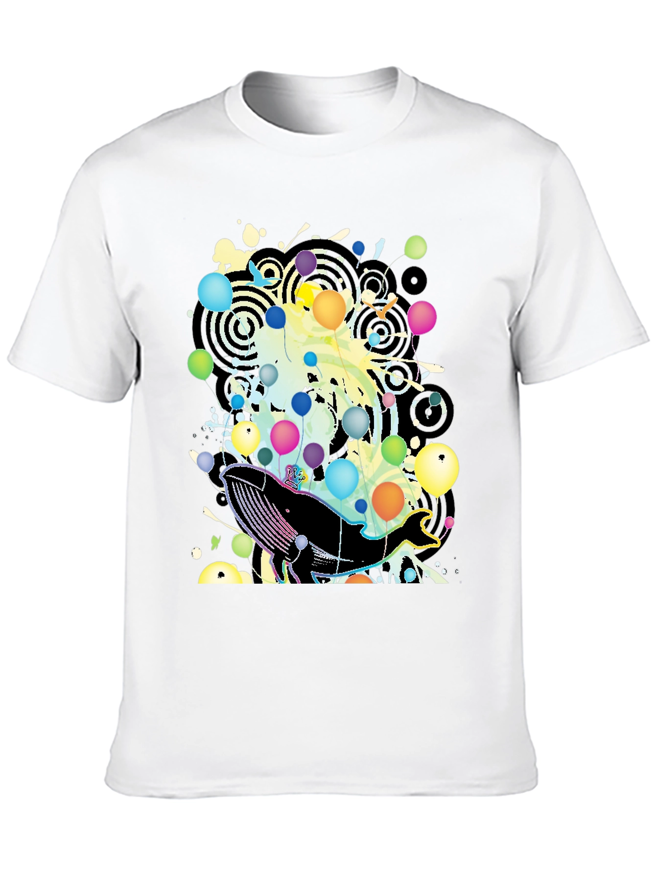 Whale Balloon Graphic Tee