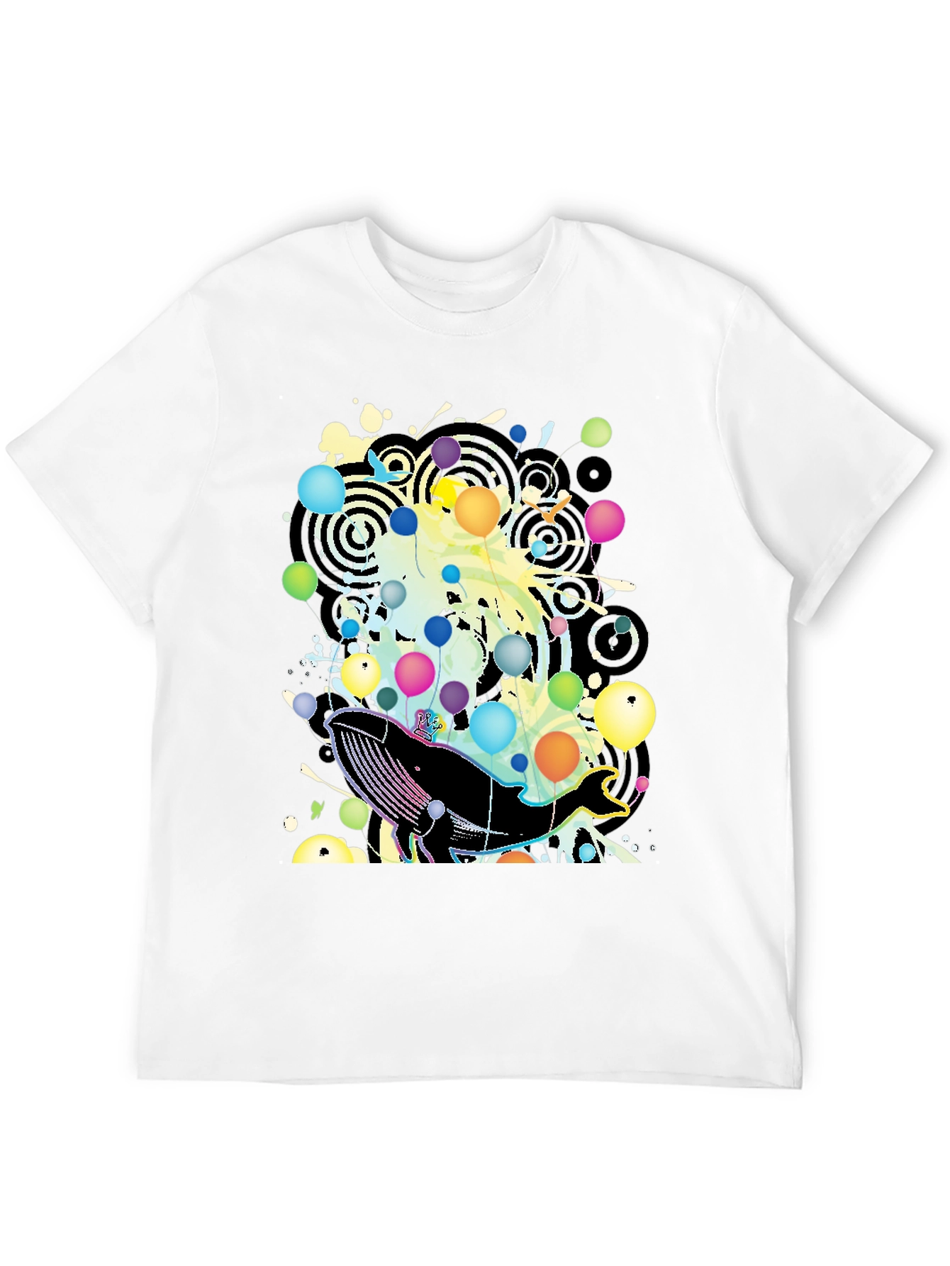 Whale Balloon Graphic Tee