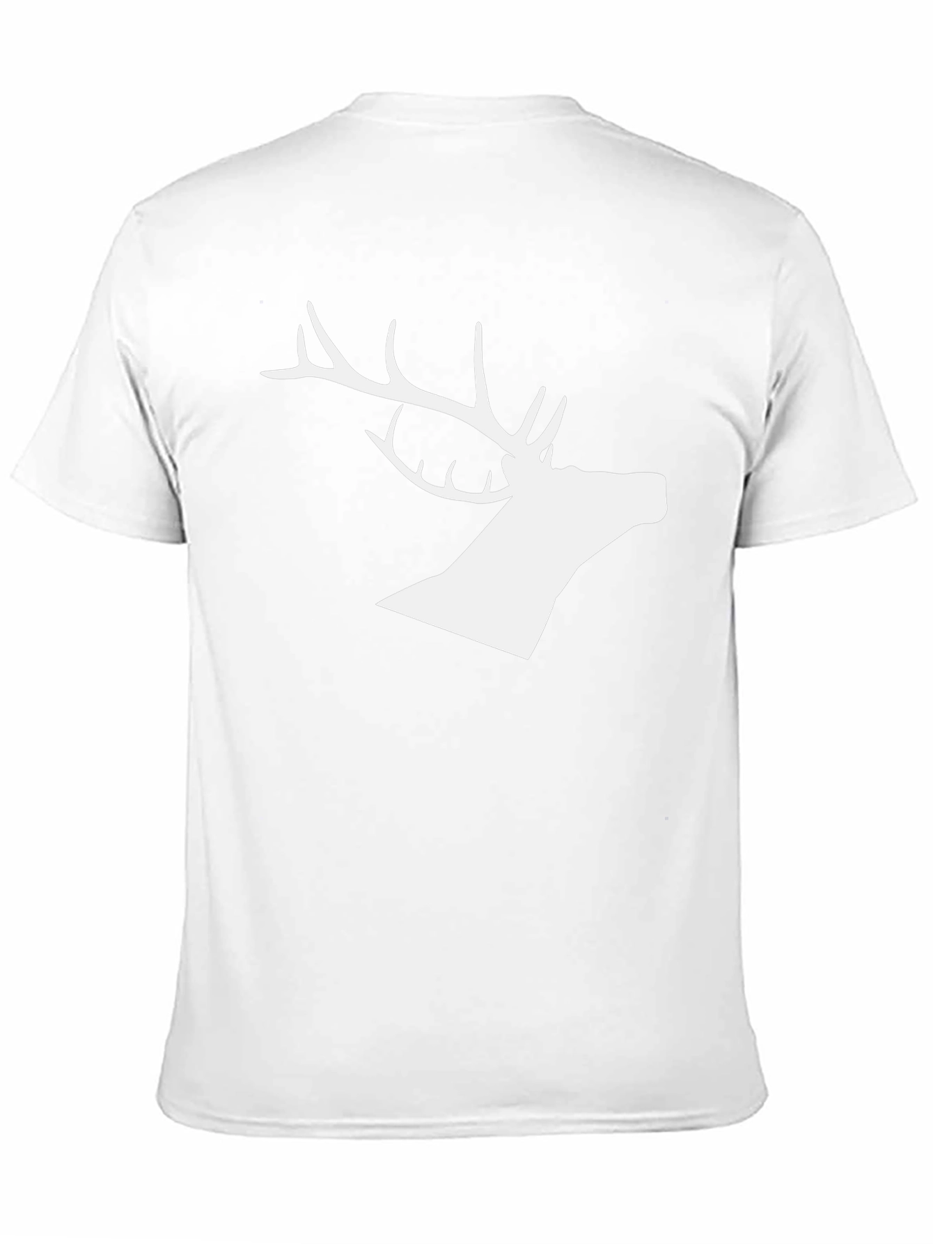 Black Deer Silhouette Graphic Tee