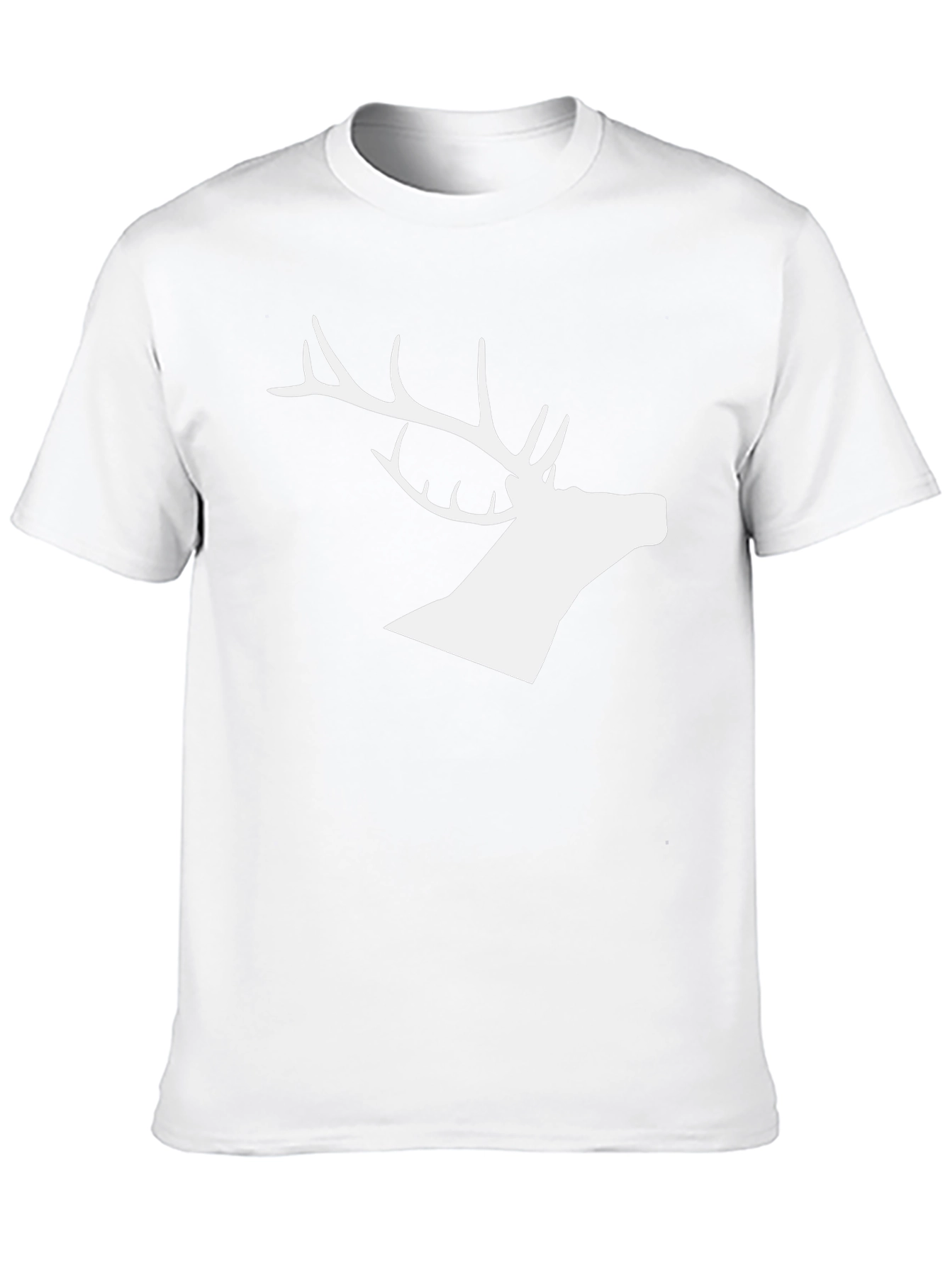 Black Deer Silhouette Graphic Tee