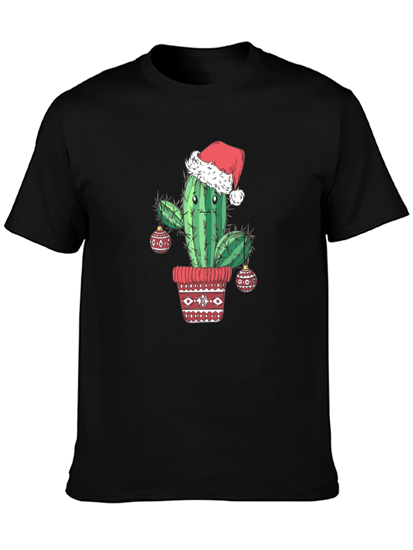 Festive Cactus Christmas T-Shirt