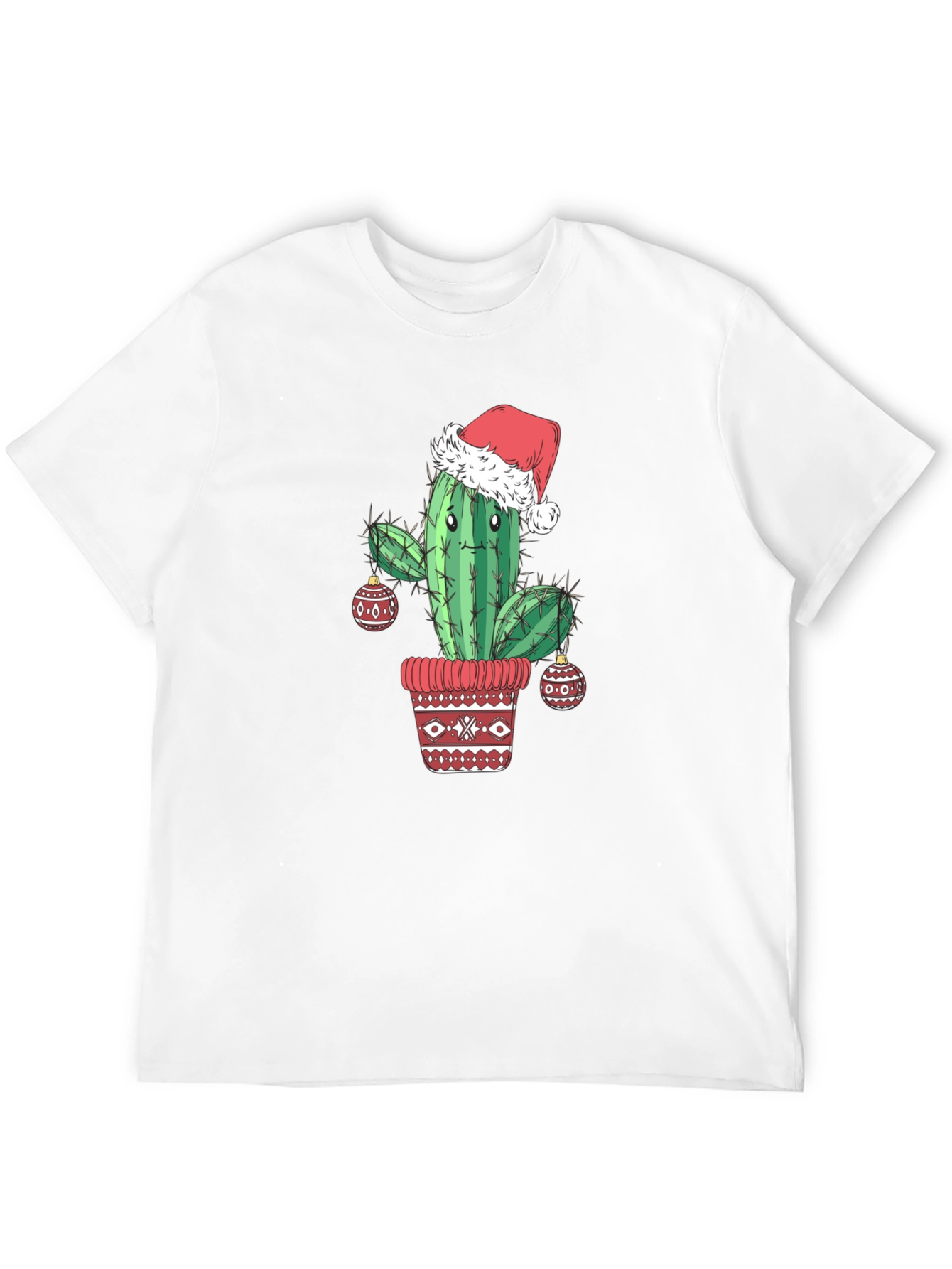 Festive Cactus Christmas T-Shirt