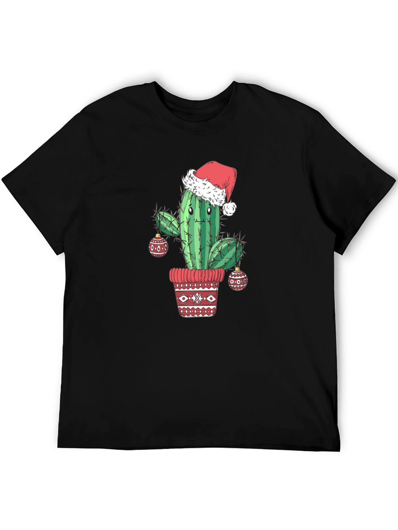 Festive Cactus Christmas T-Shirt