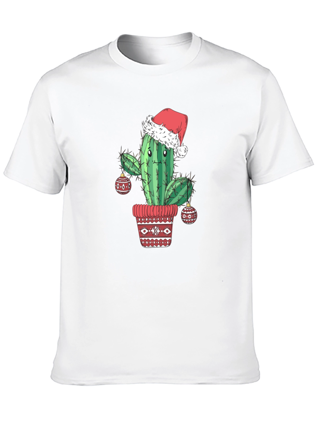 Festive Cactus Christmas T-Shirt