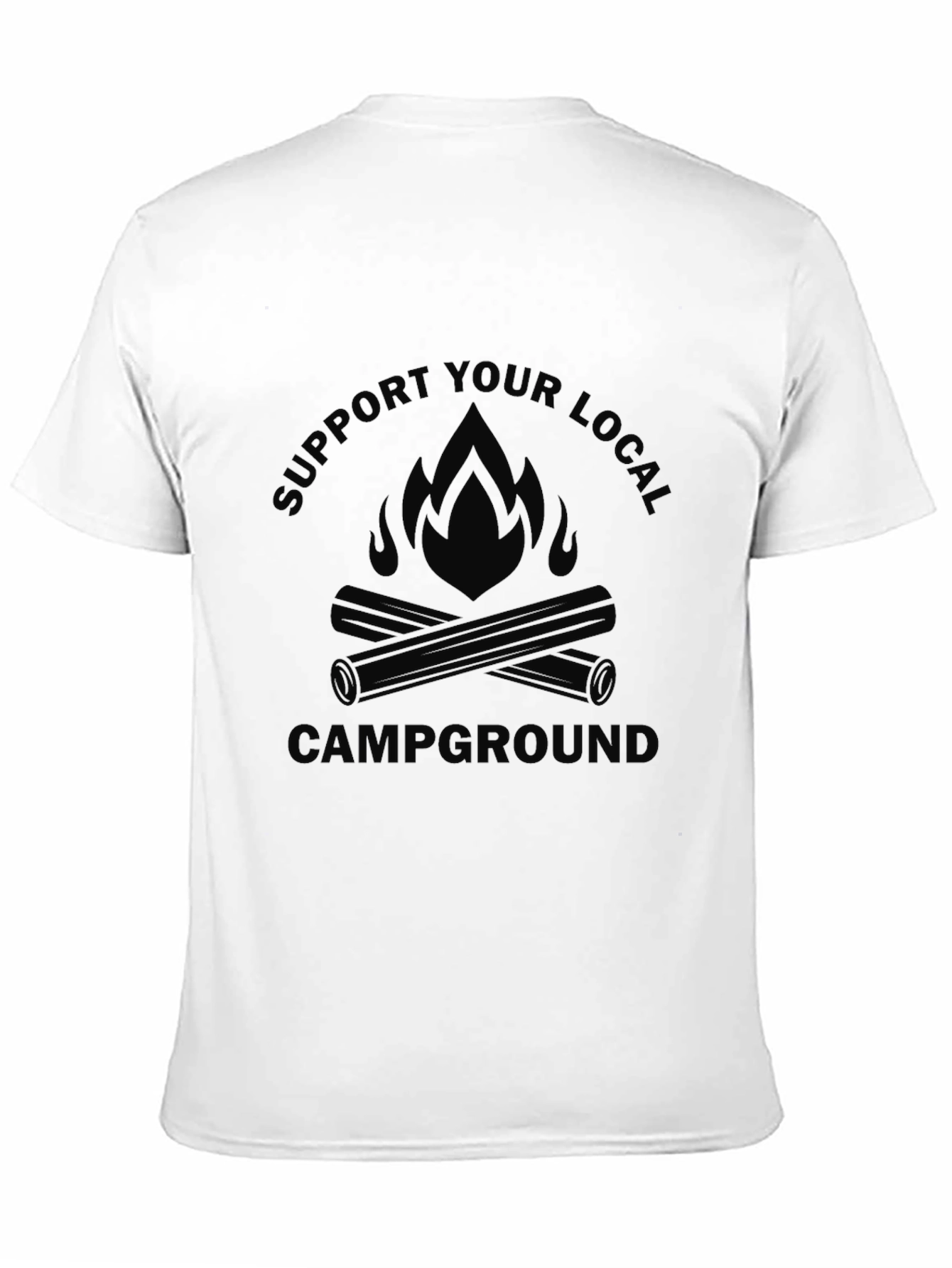Support Your Local Campground Graphic Tee