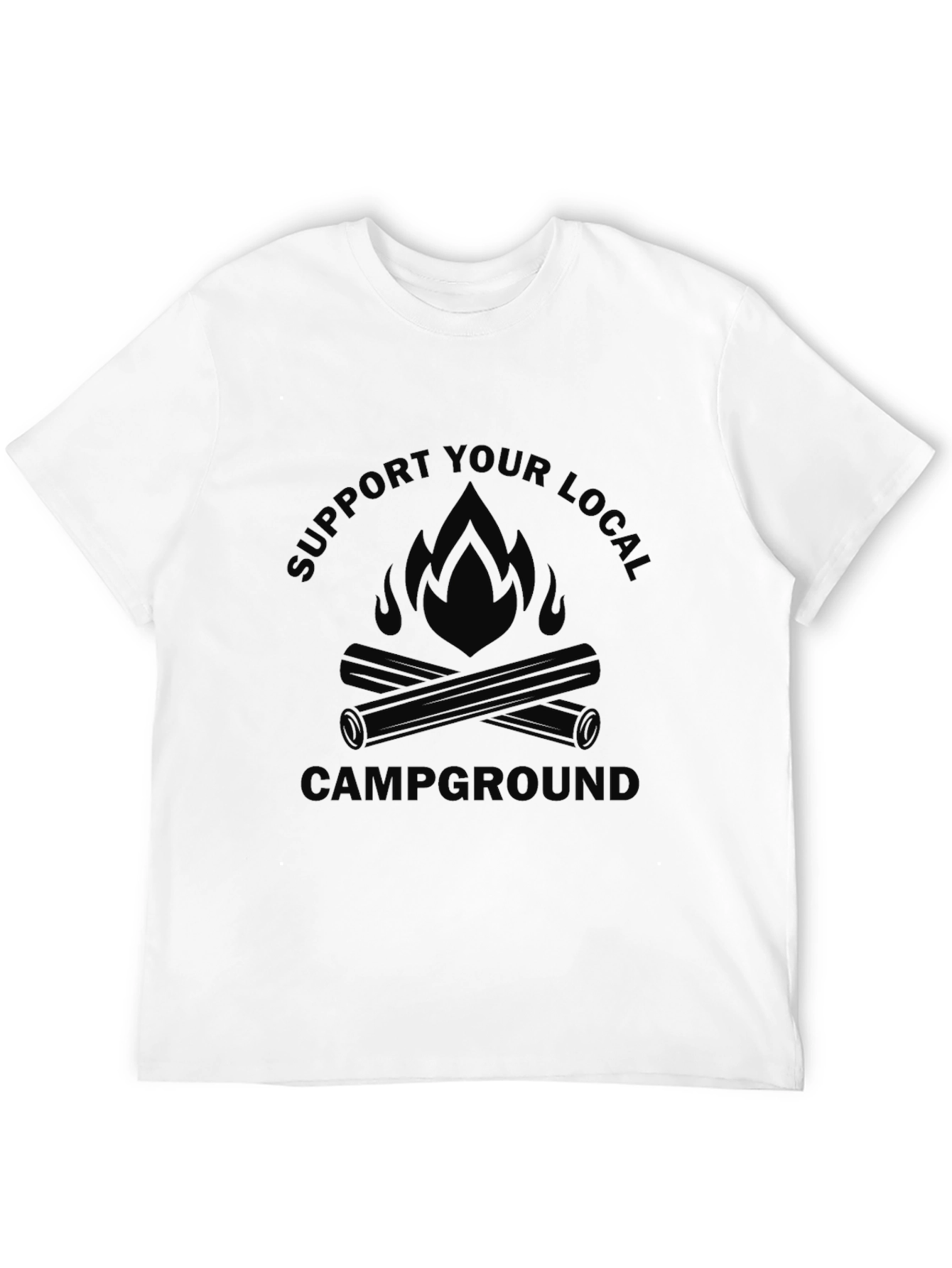 Support Your Local Campground Graphic Tee