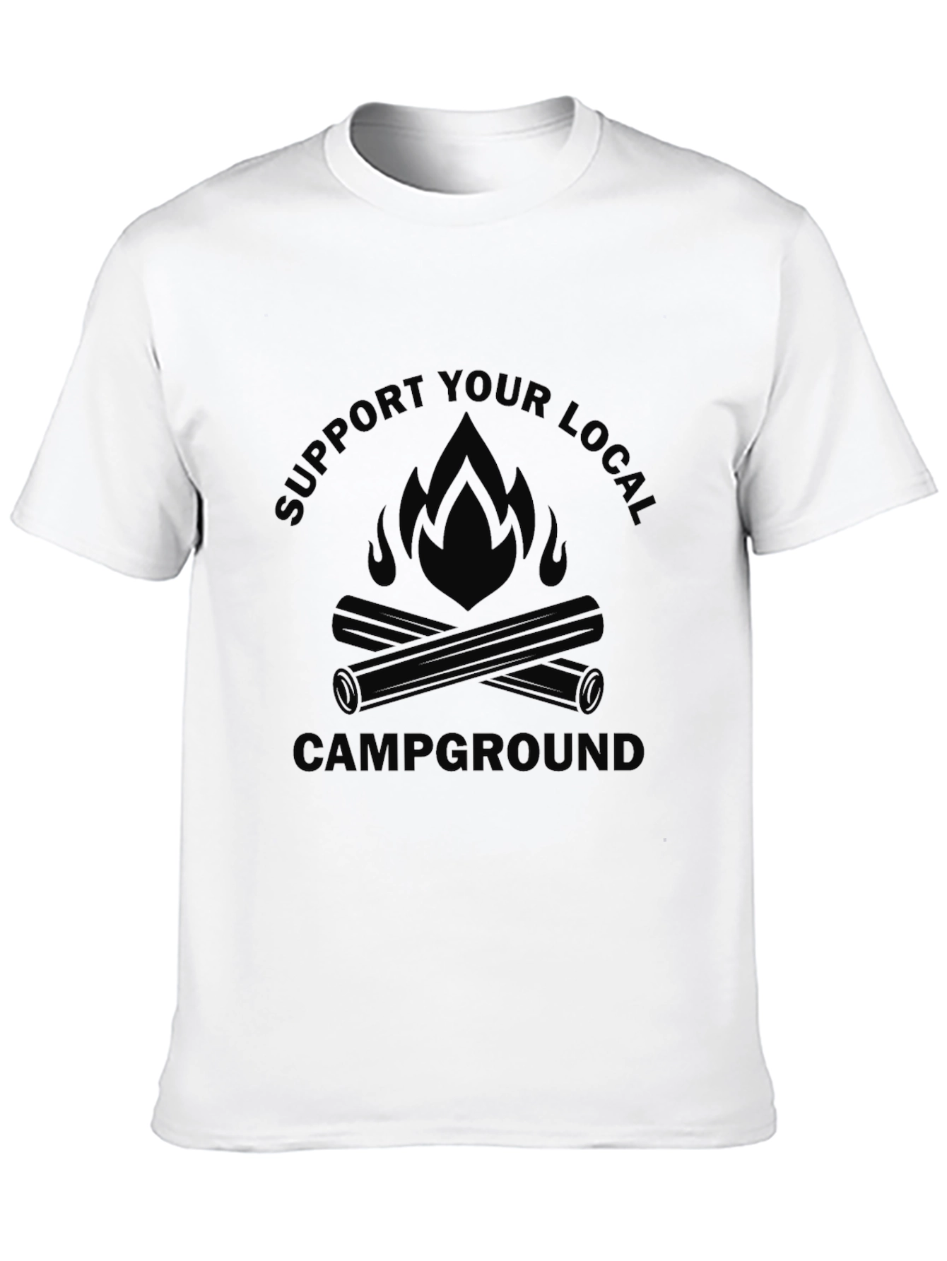 Support Your Local Campground Graphic Tee
