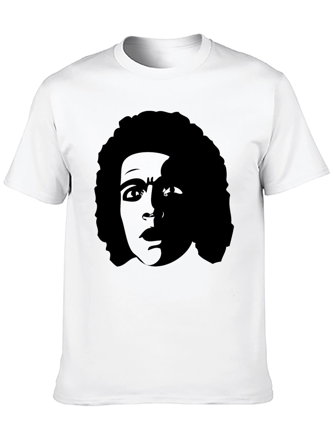 Retro Silhouette Tee - Classic Black Shirt