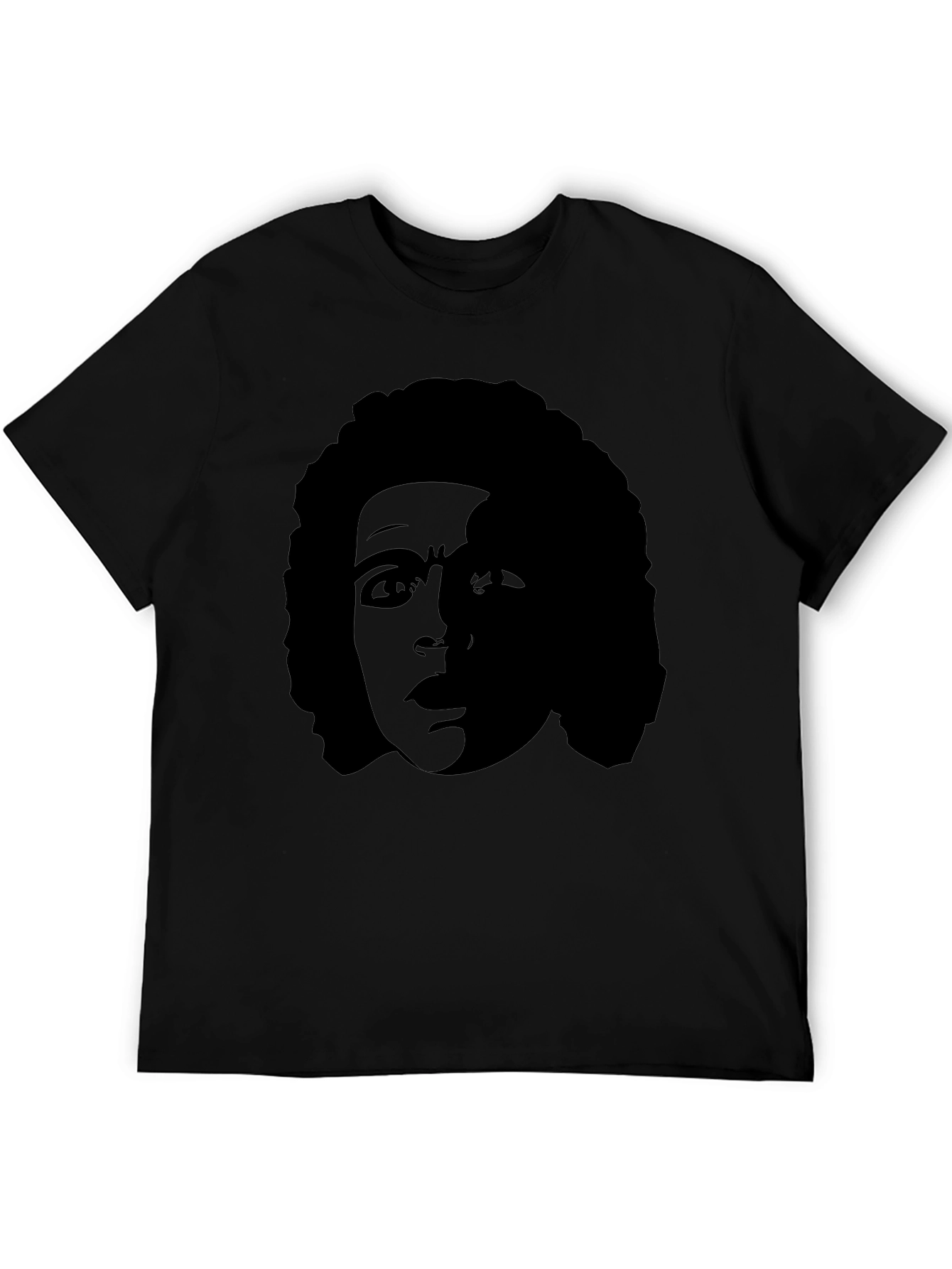 Retro Silhouette Tee - Classic Black Shirt