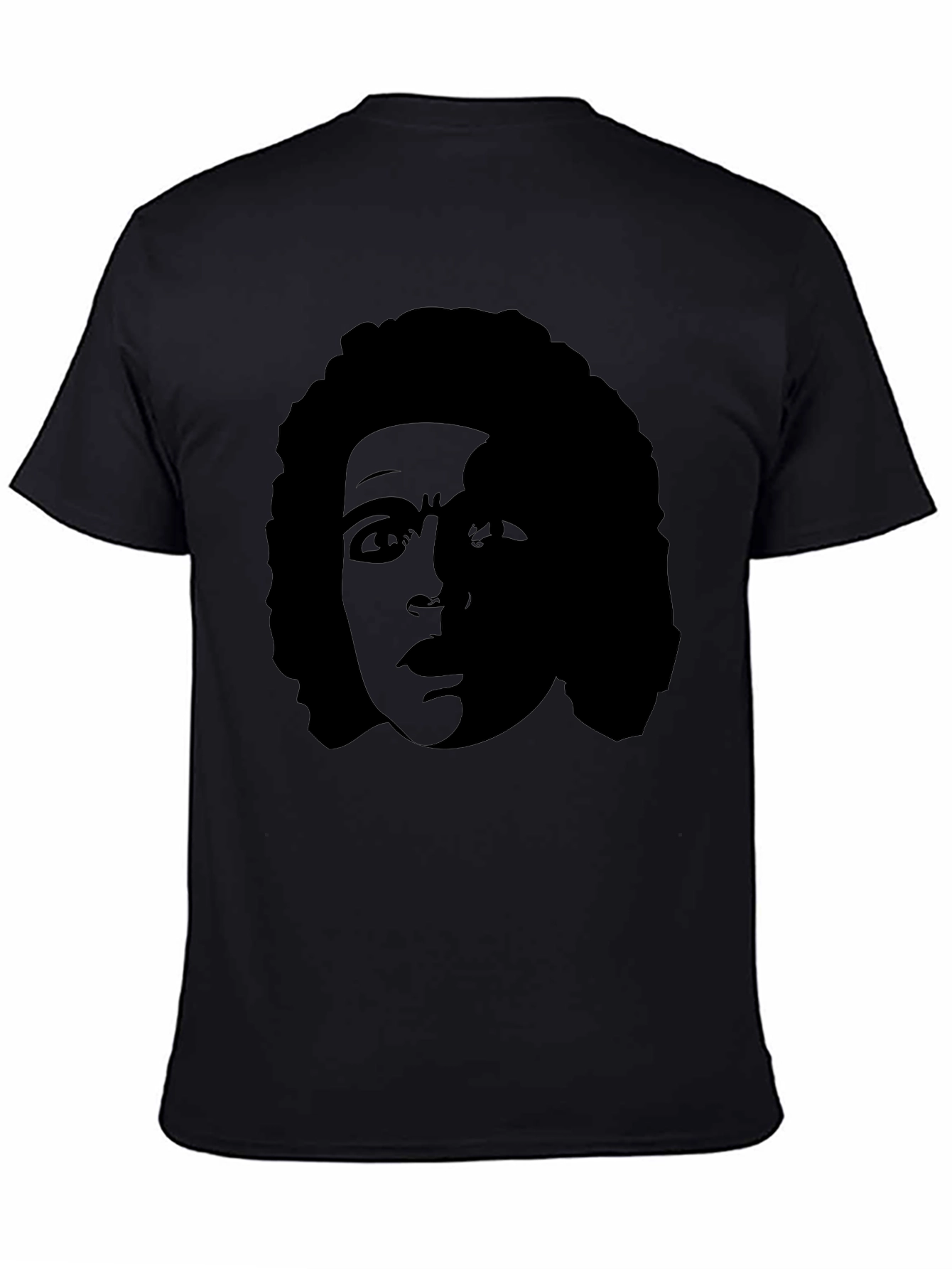 Retro Silhouette Tee - Classic Black Shirt