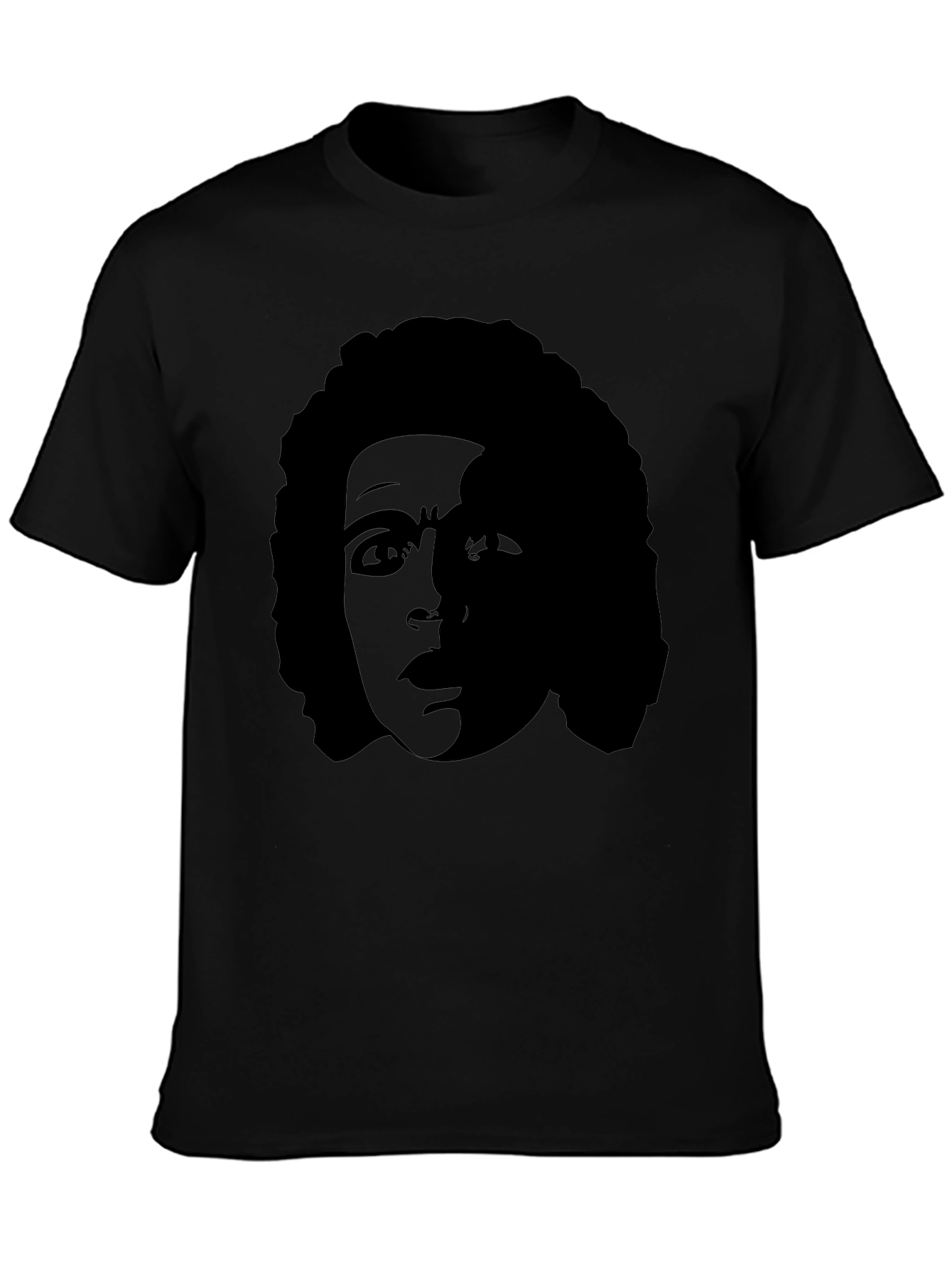 Retro Silhouette Tee - Classic Black Shirt