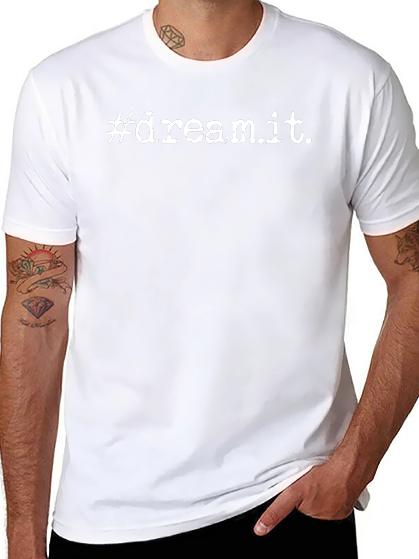 Dream It Black Tee - Inspiring Graphic T-Shirt