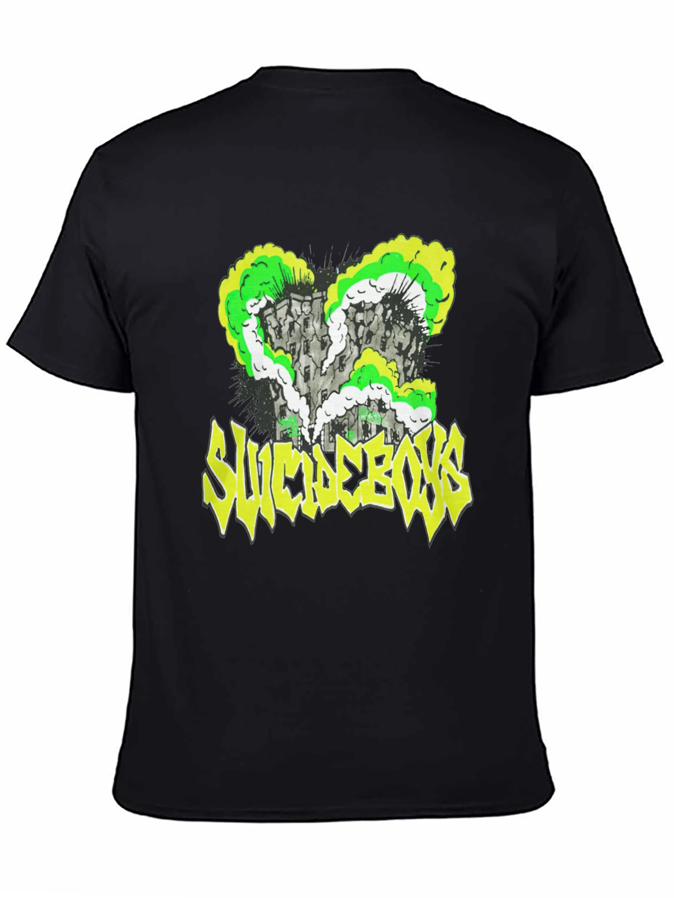 Suicideboys Graphic Print T-Shirt Black Cotton Tee
