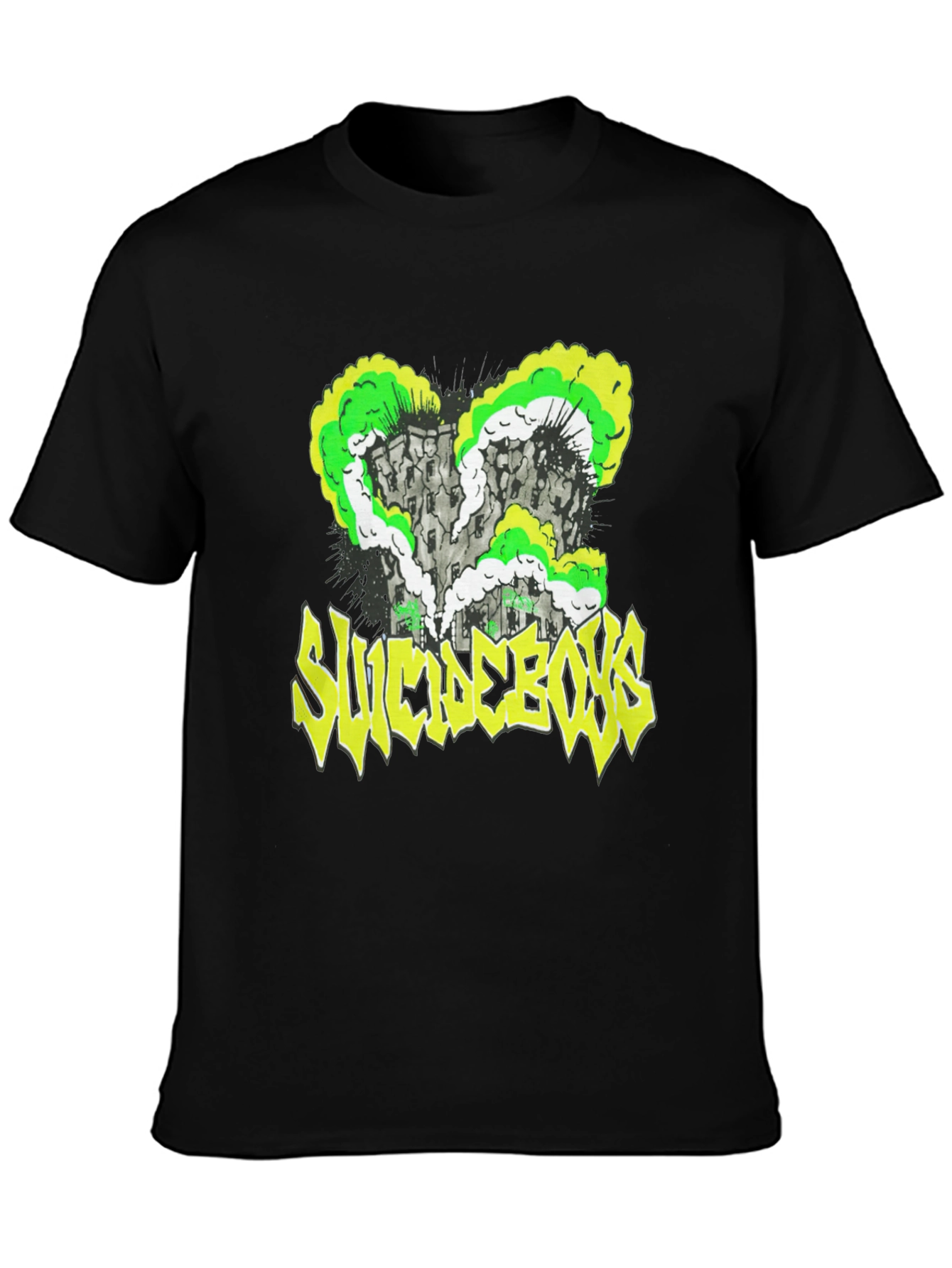Suicideboys Graphic Print T-Shirt Black Cotton Tee