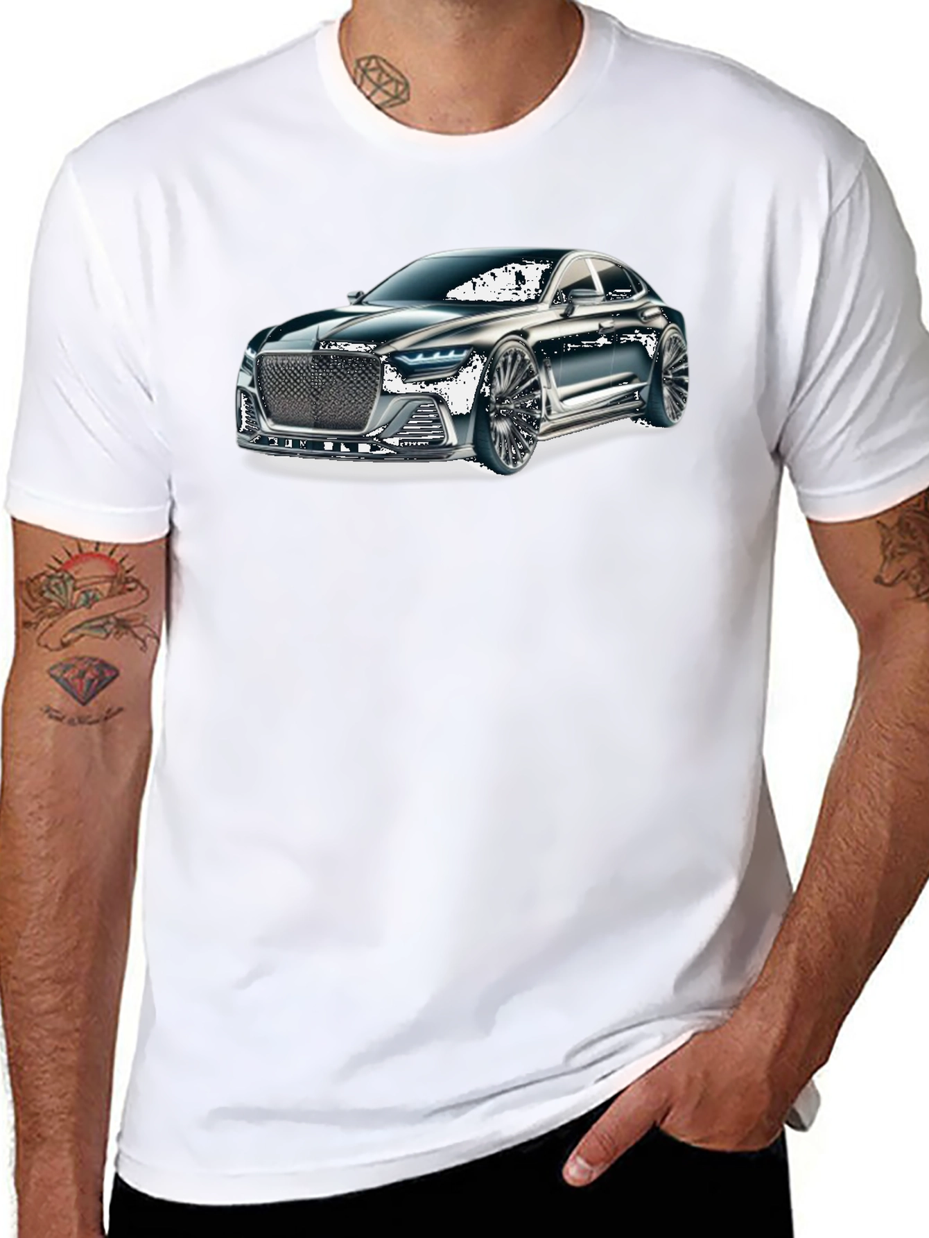 Sleek Car Graphic Tee