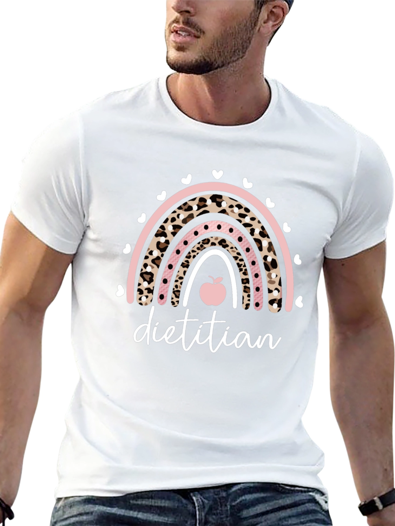 Dietitian Rainbow T-Shirt Cute Design
