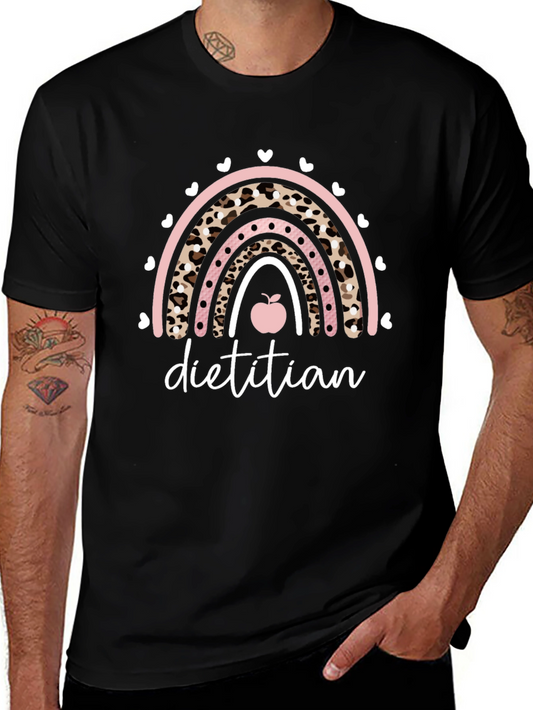 Dietitian Rainbow T-Shirt Cute Design